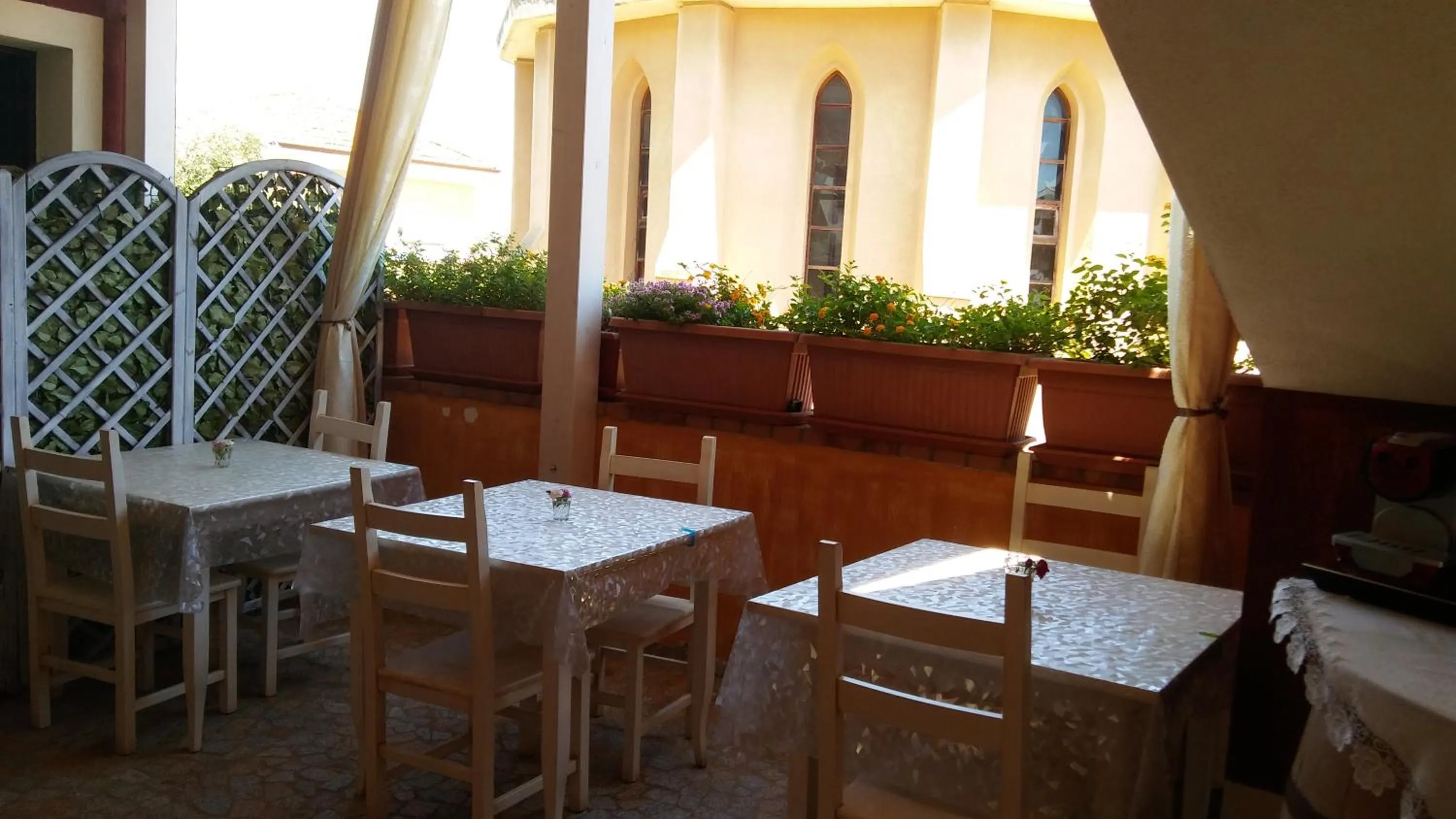 Patio in Hotel Sa Cralla Villasimius