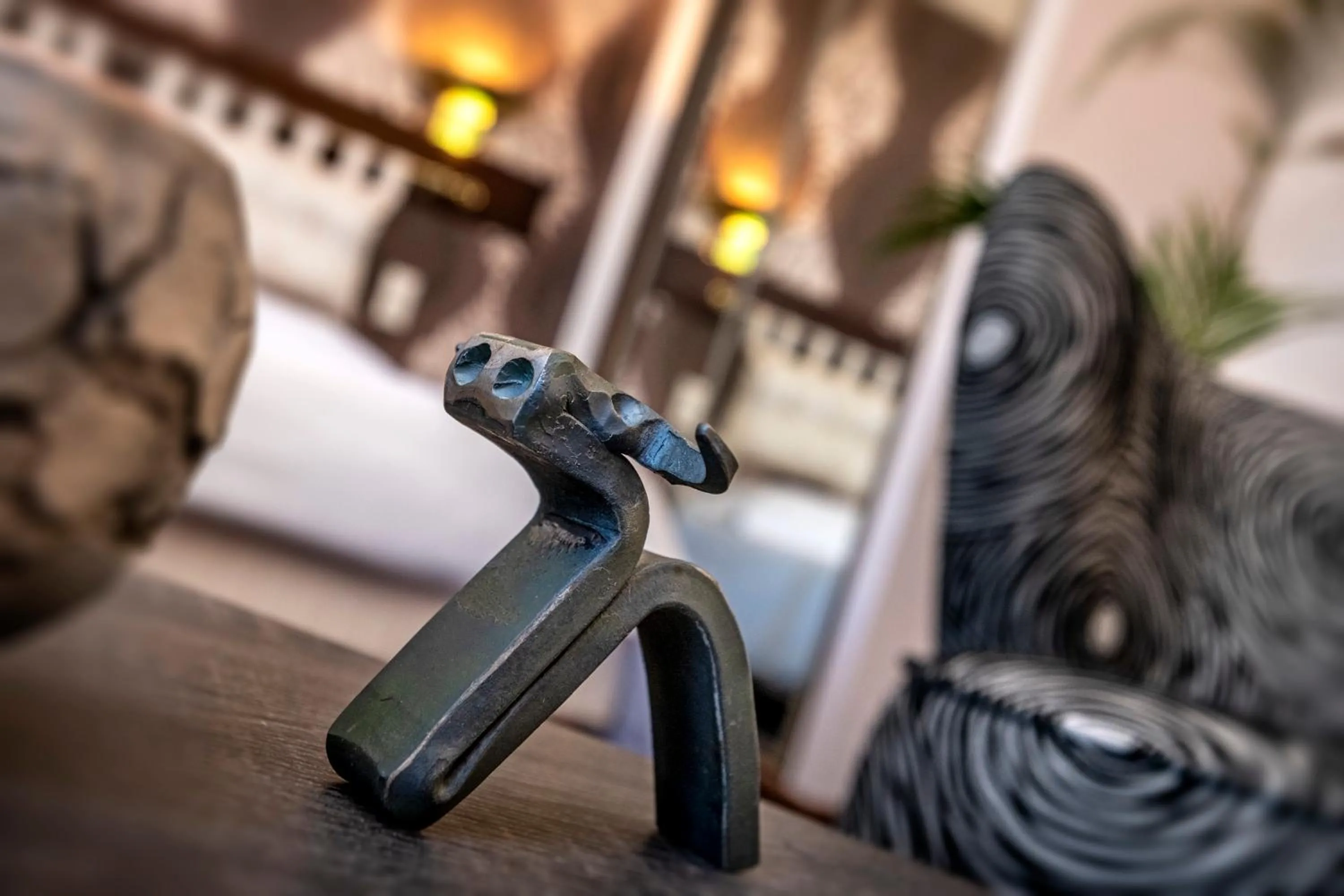 Decorative detail in Logis Hôtel Restaurant Gilles Moreau Laguiole