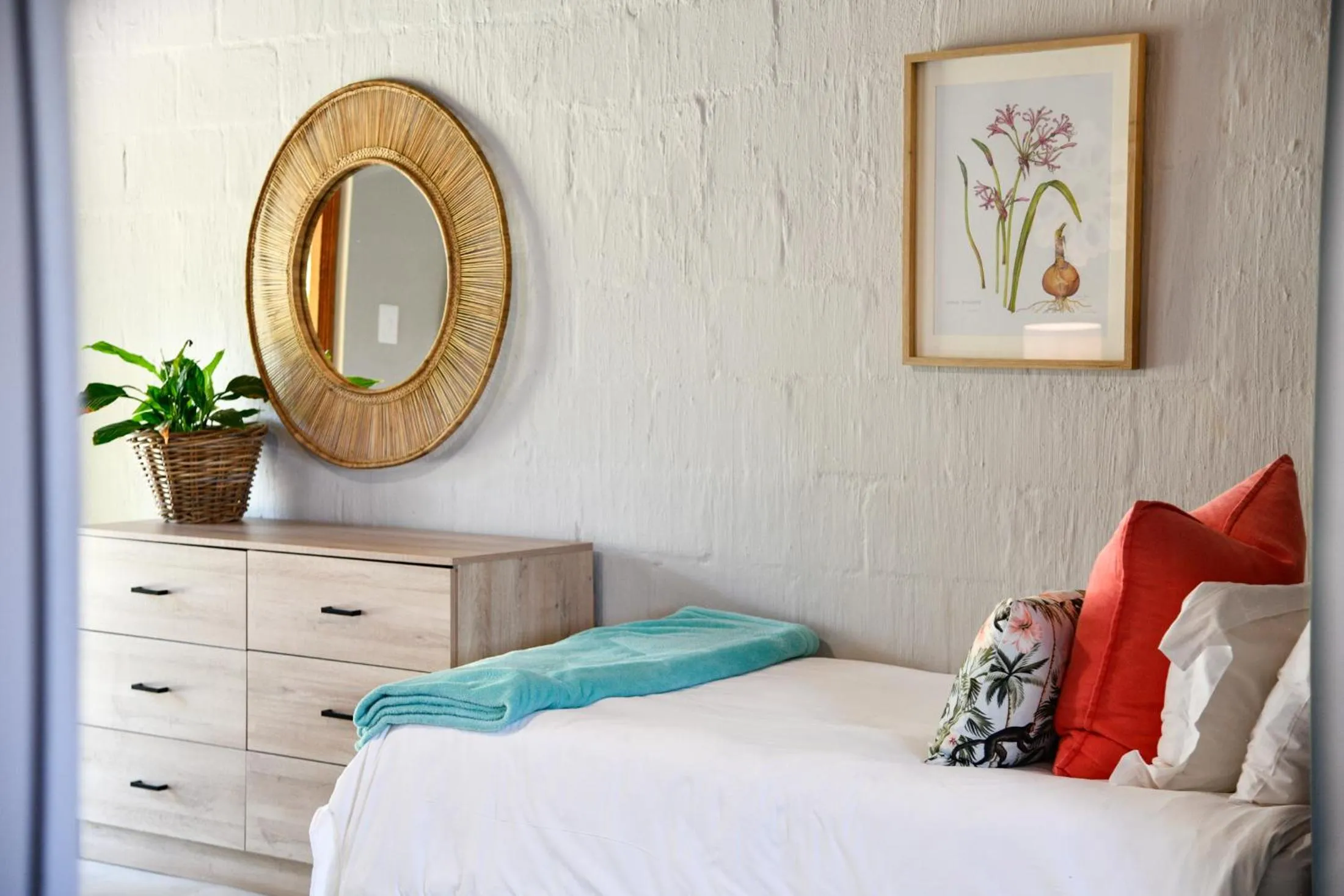 Bed in Gowan Valley Guest Farm