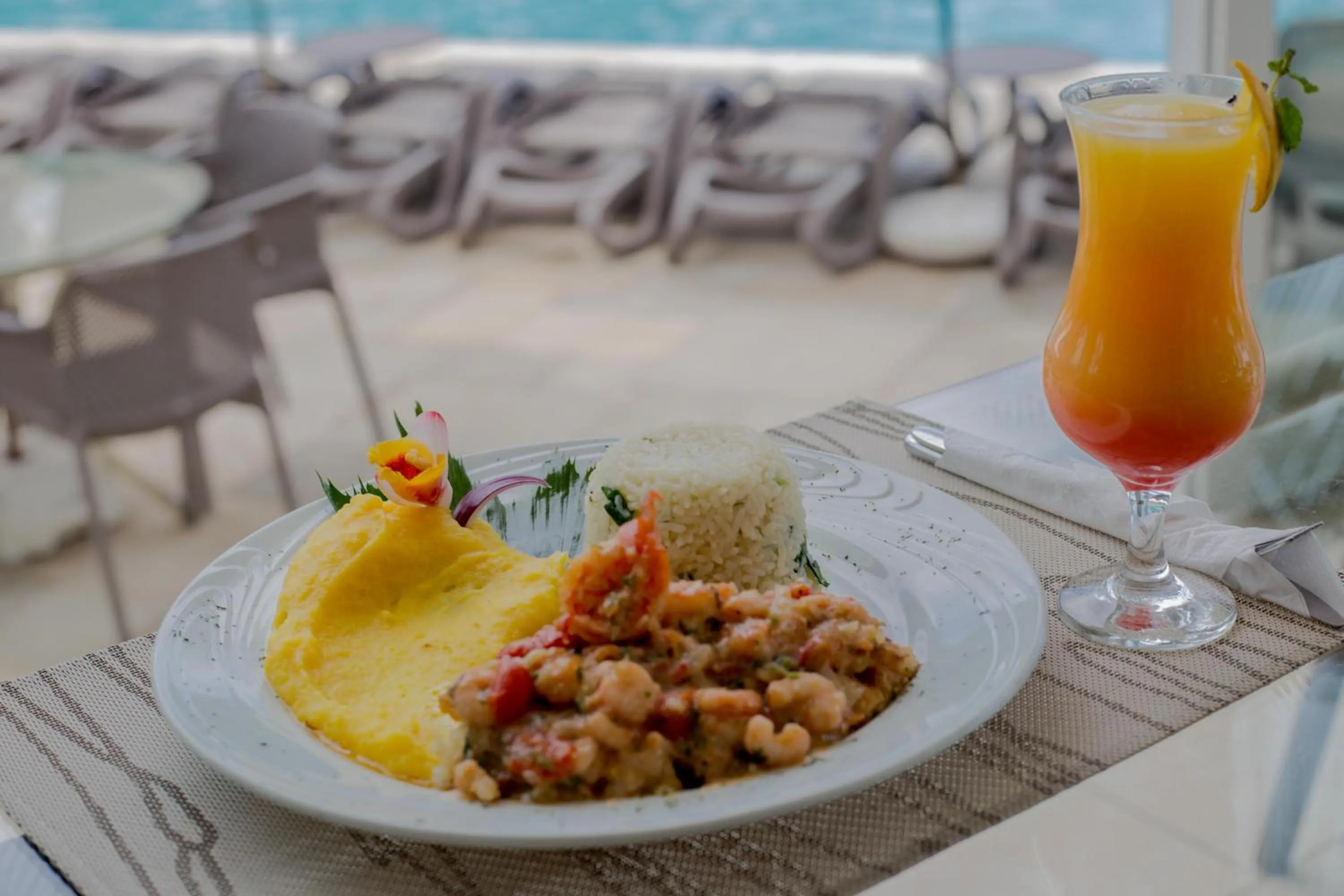 Food close-up in Beach Hotel Juquehy