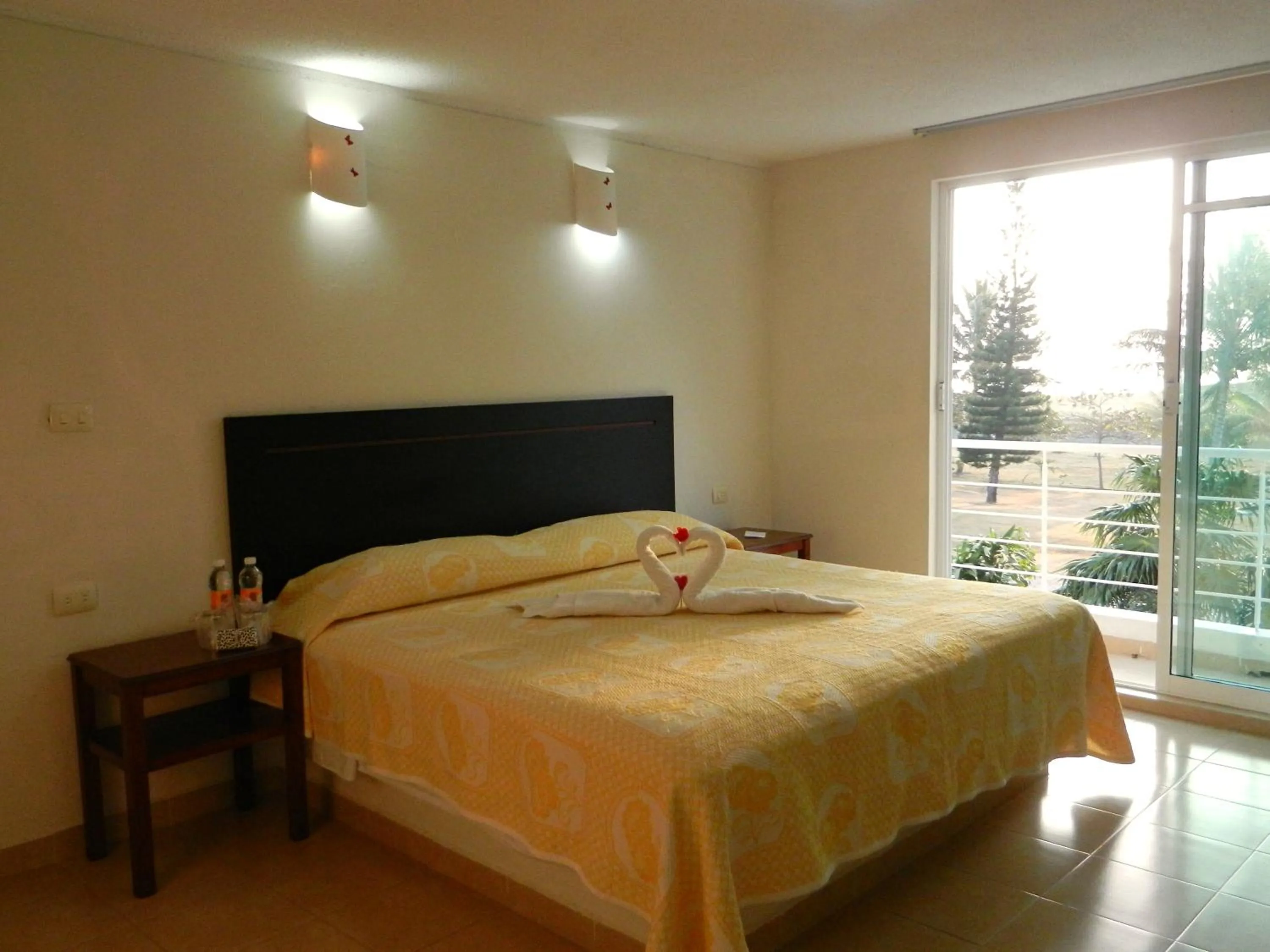 Bed in Hotel Boca de Ovejas