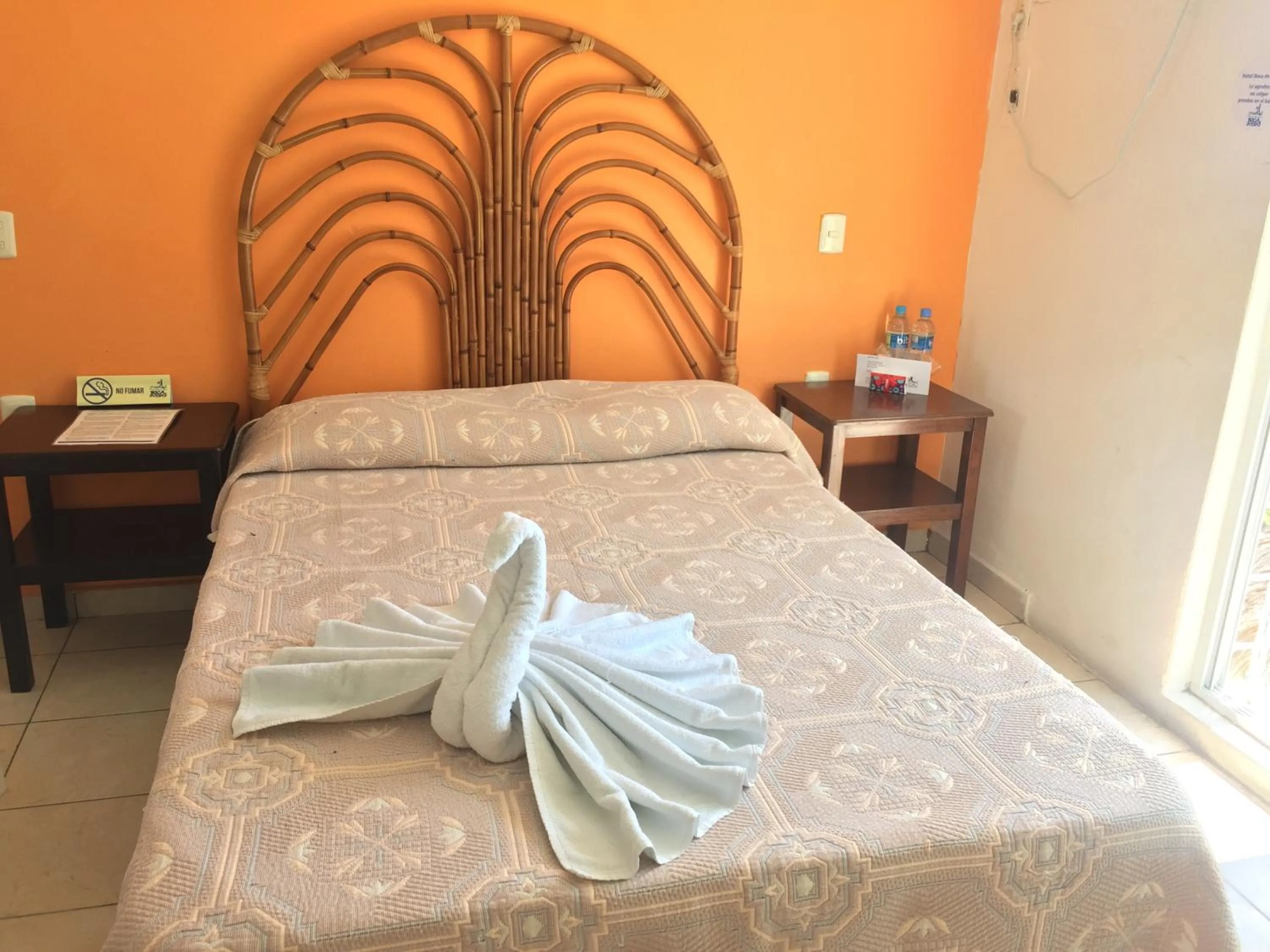 Bed in Hotel Boca de Ovejas