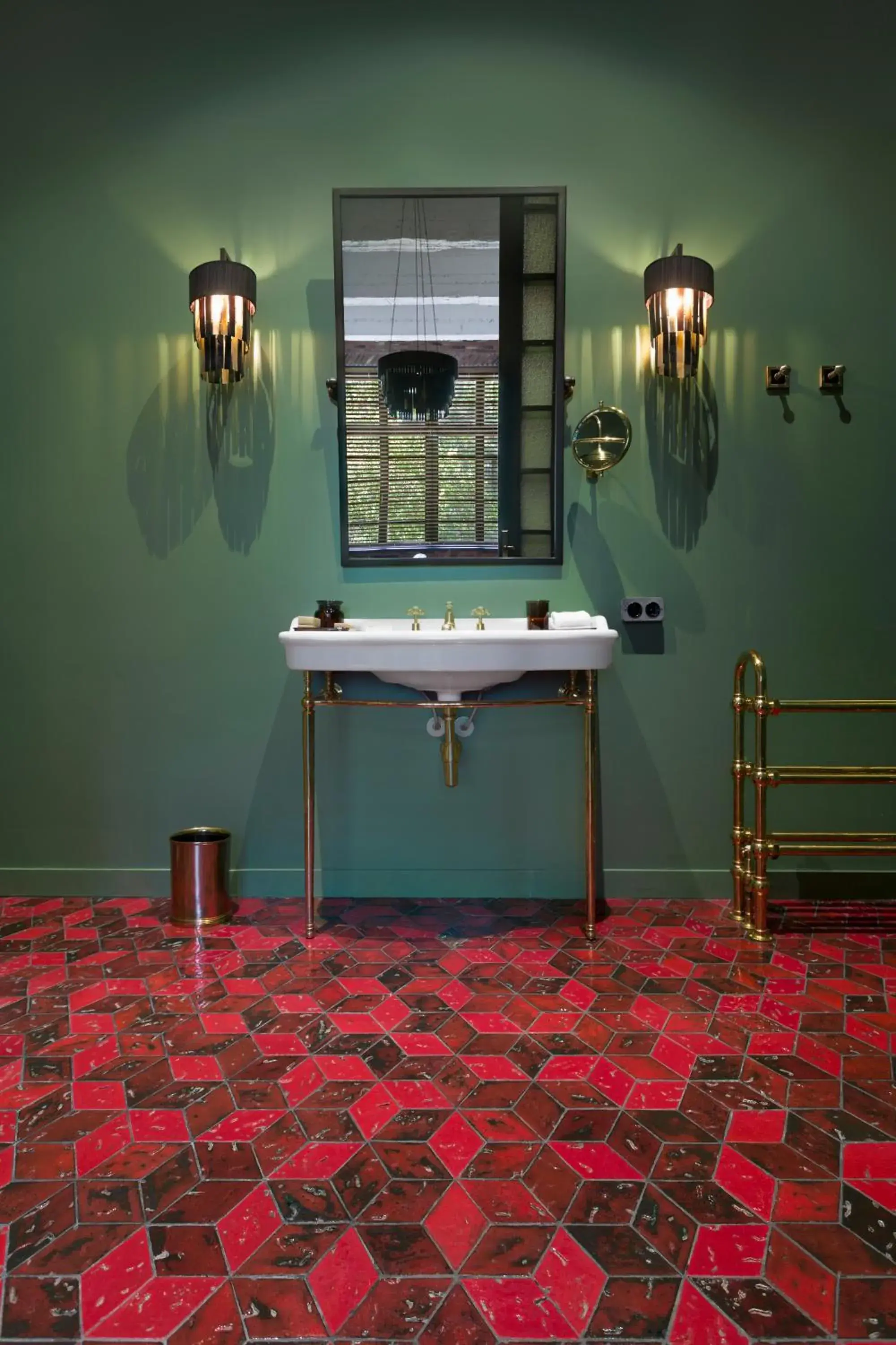 Bathroom in Stamba Hotel Bathroom in Stamba Hotel