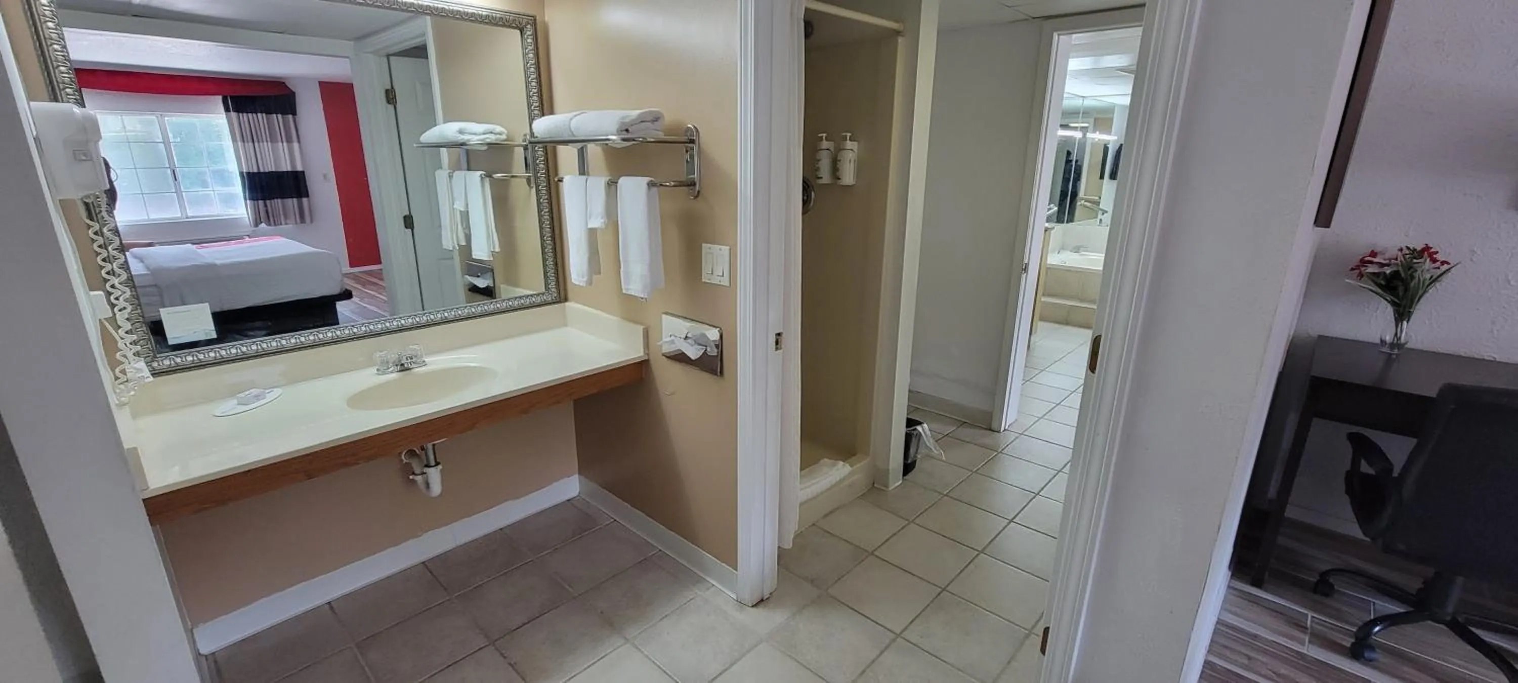 Shower in Ramada by Wyndham Mountain Home