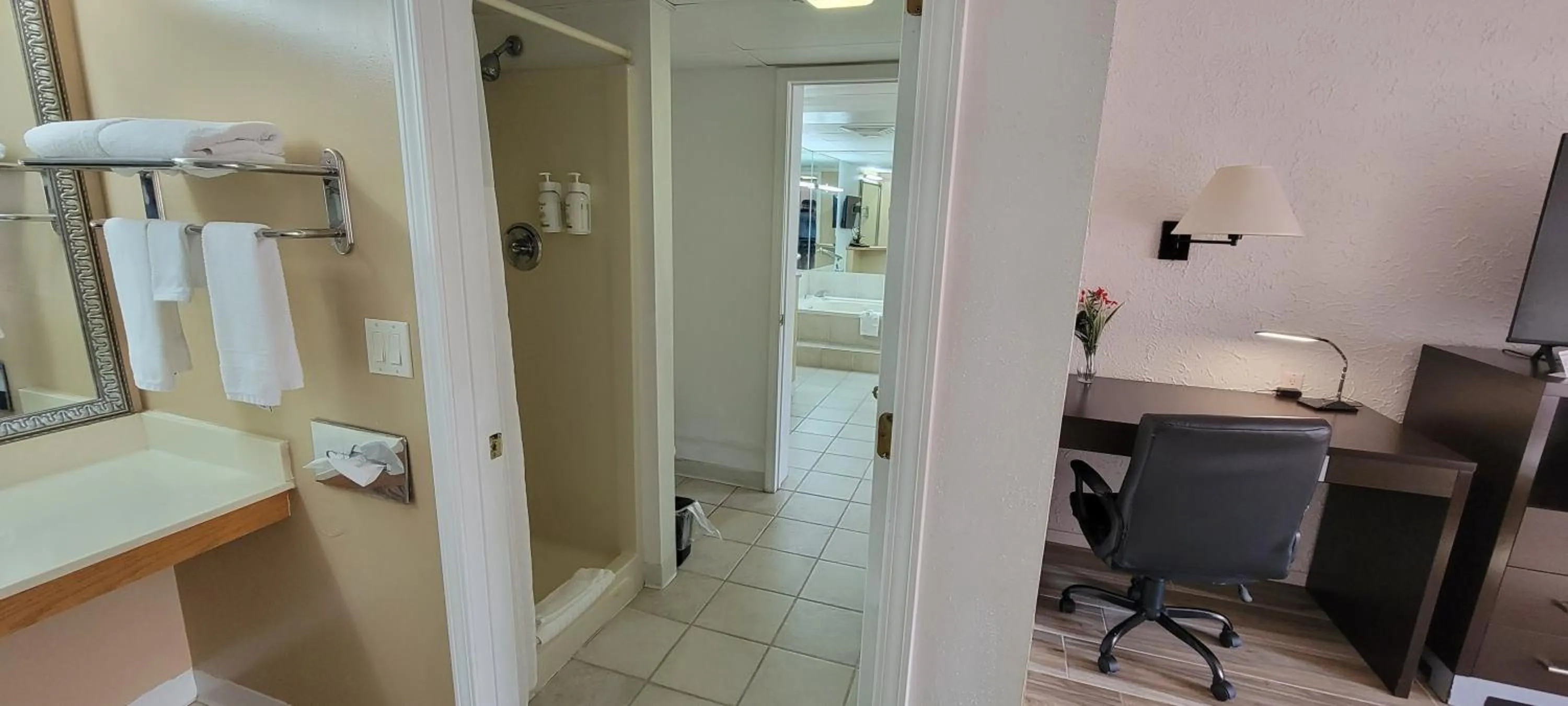 Shower in Ramada by Wyndham Mountain Home