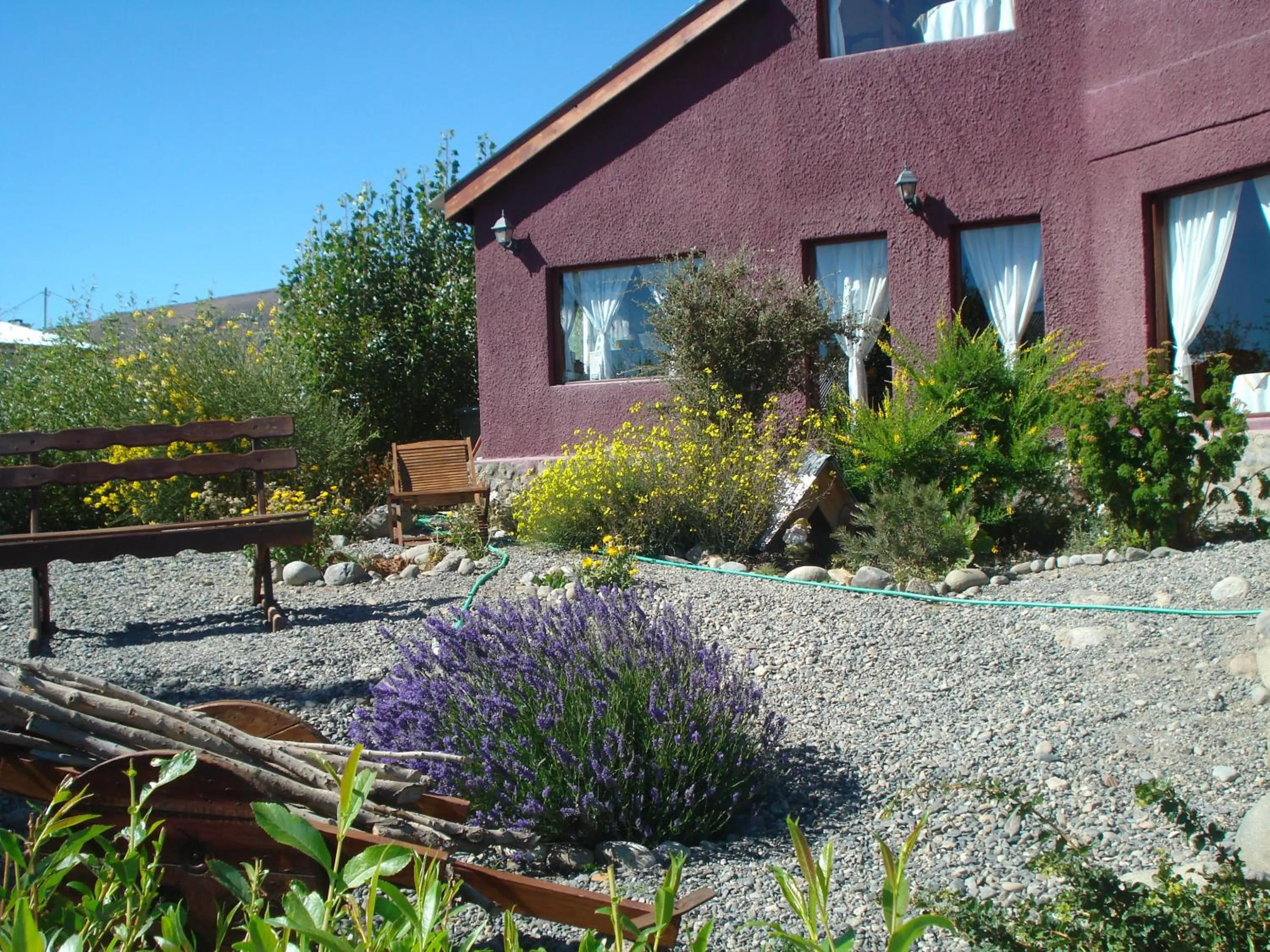 Patio in Hosteria Rukahué