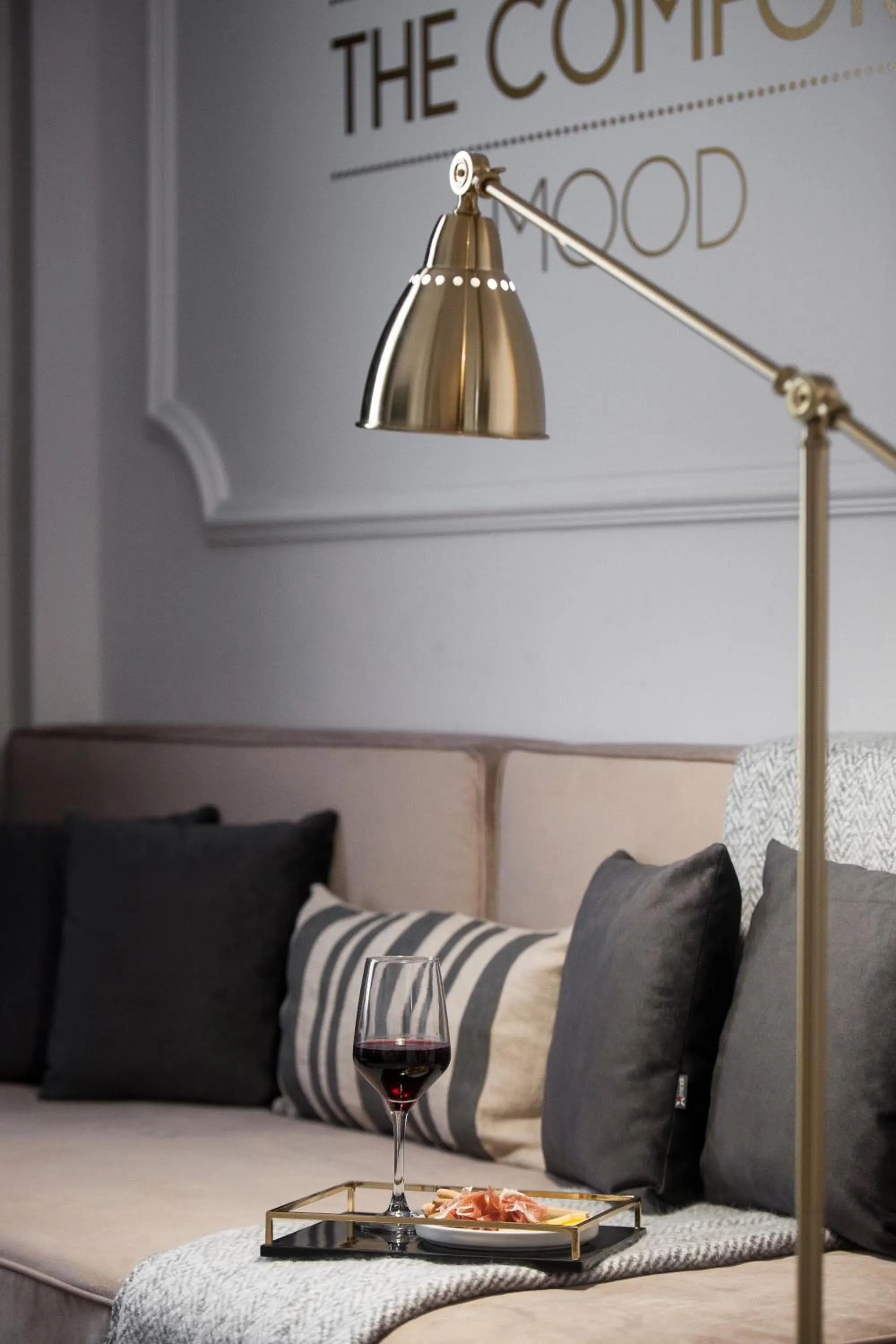 Seating area in The Mood Luxury Rooms