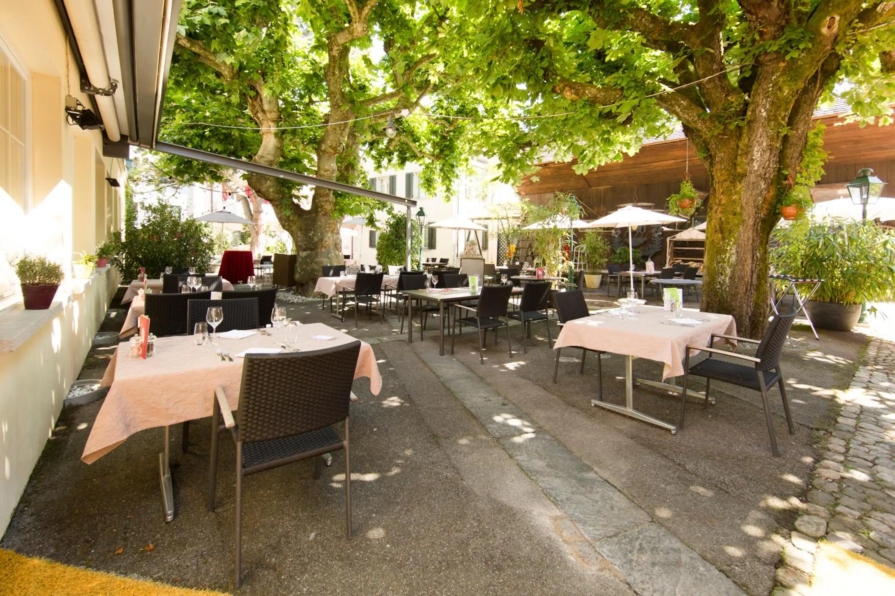 Garden in OCHSEN LODGE by Ochsen Lenzburg