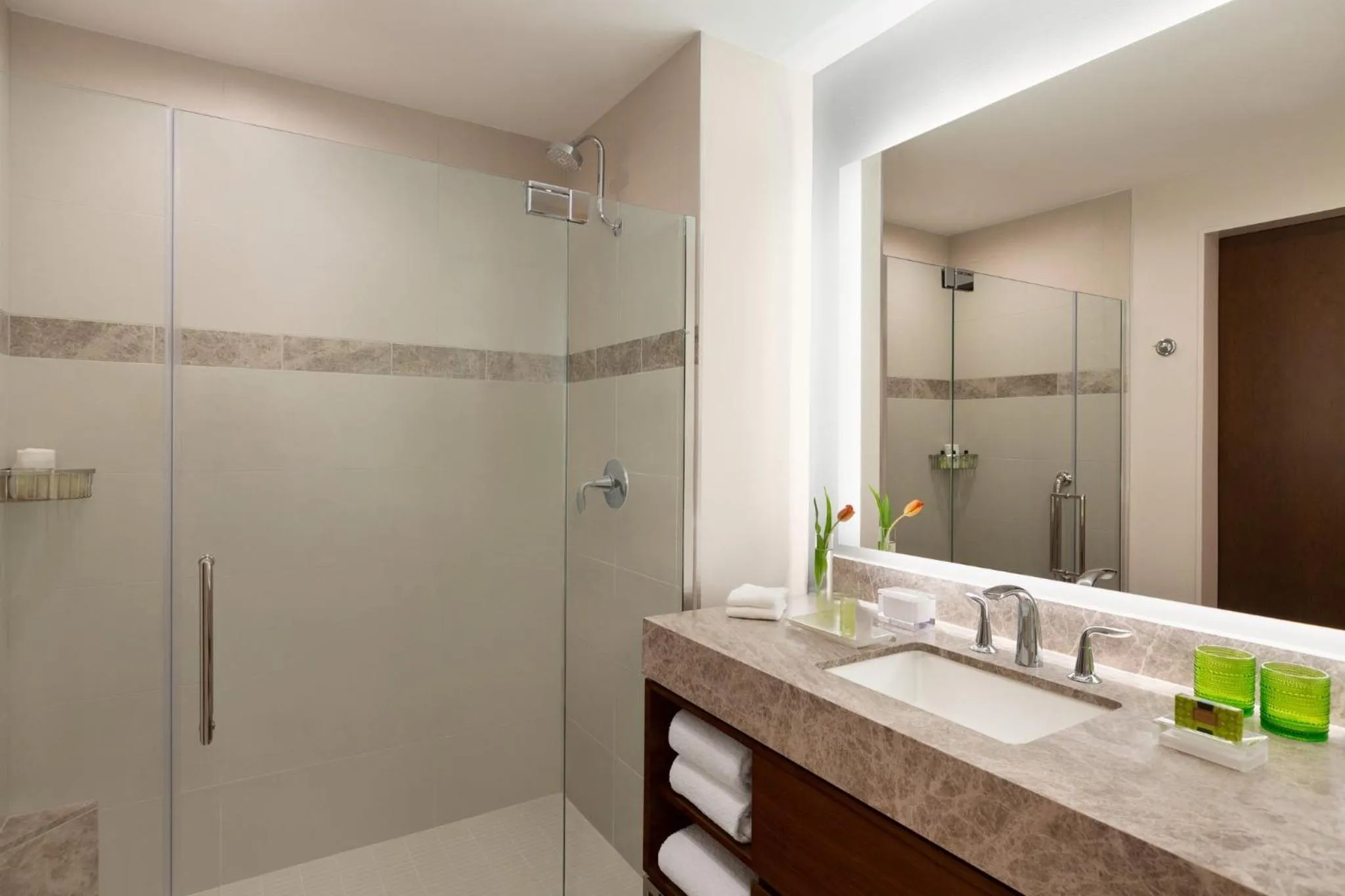 Bathroom in InterContinental Houston by IHG