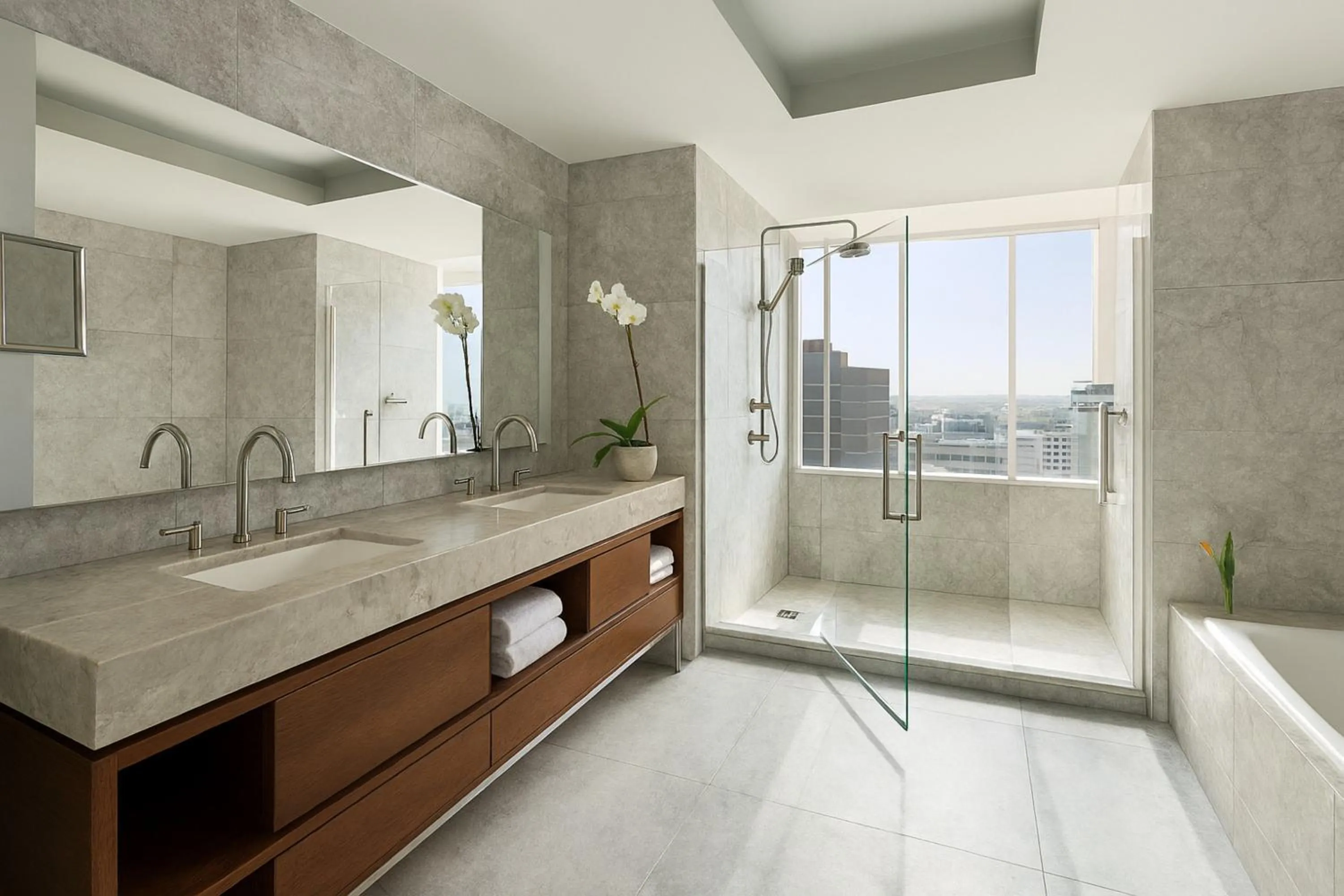 Bathroom in InterContinental Houston by IHG