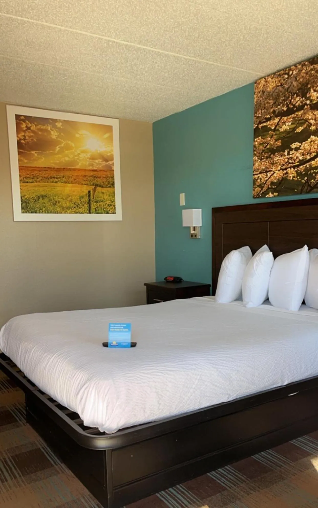 Bed in Days Inn & Suites by Wyndham Springfield on I-44