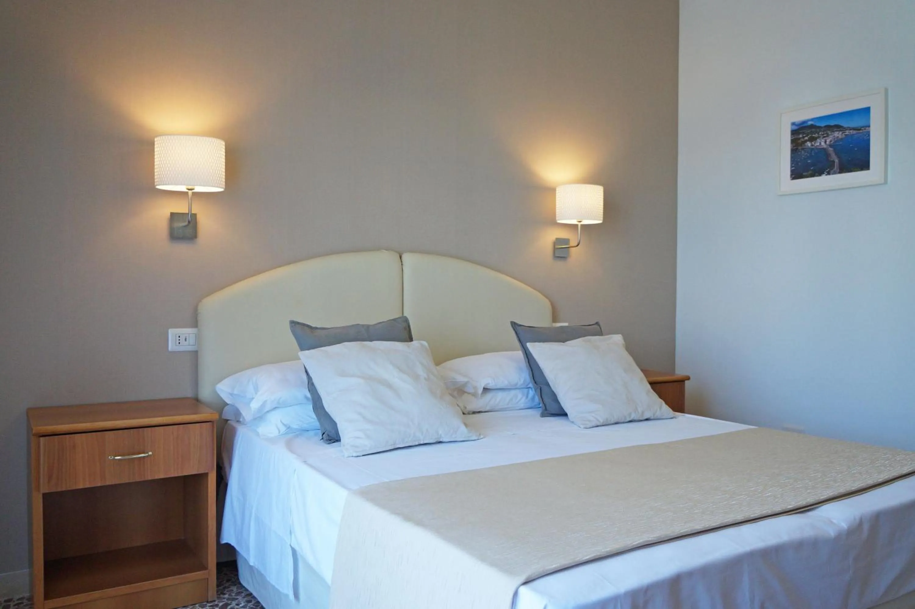 Bed in Villa Susy Relais