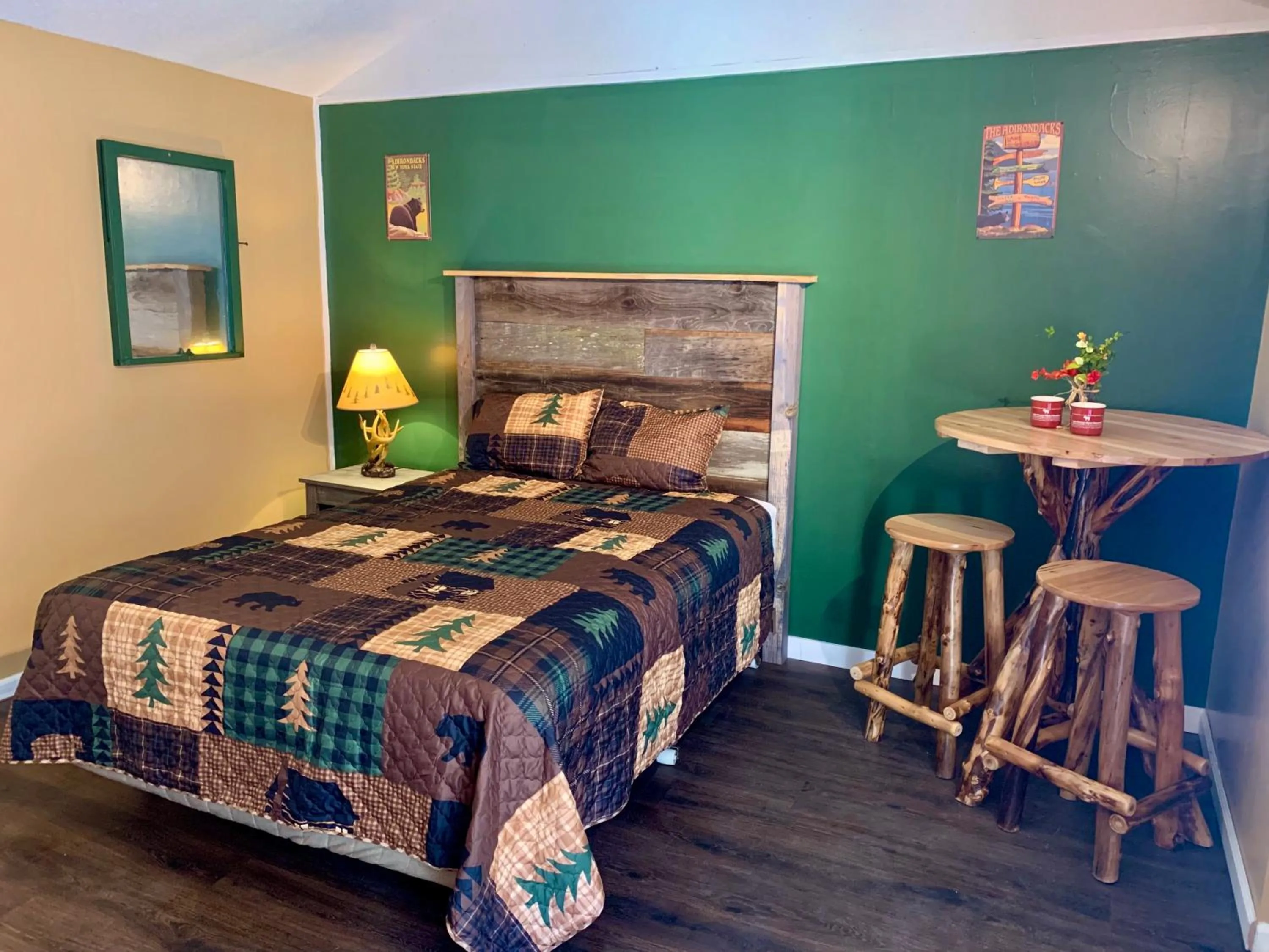 Bed in Motel Montreal