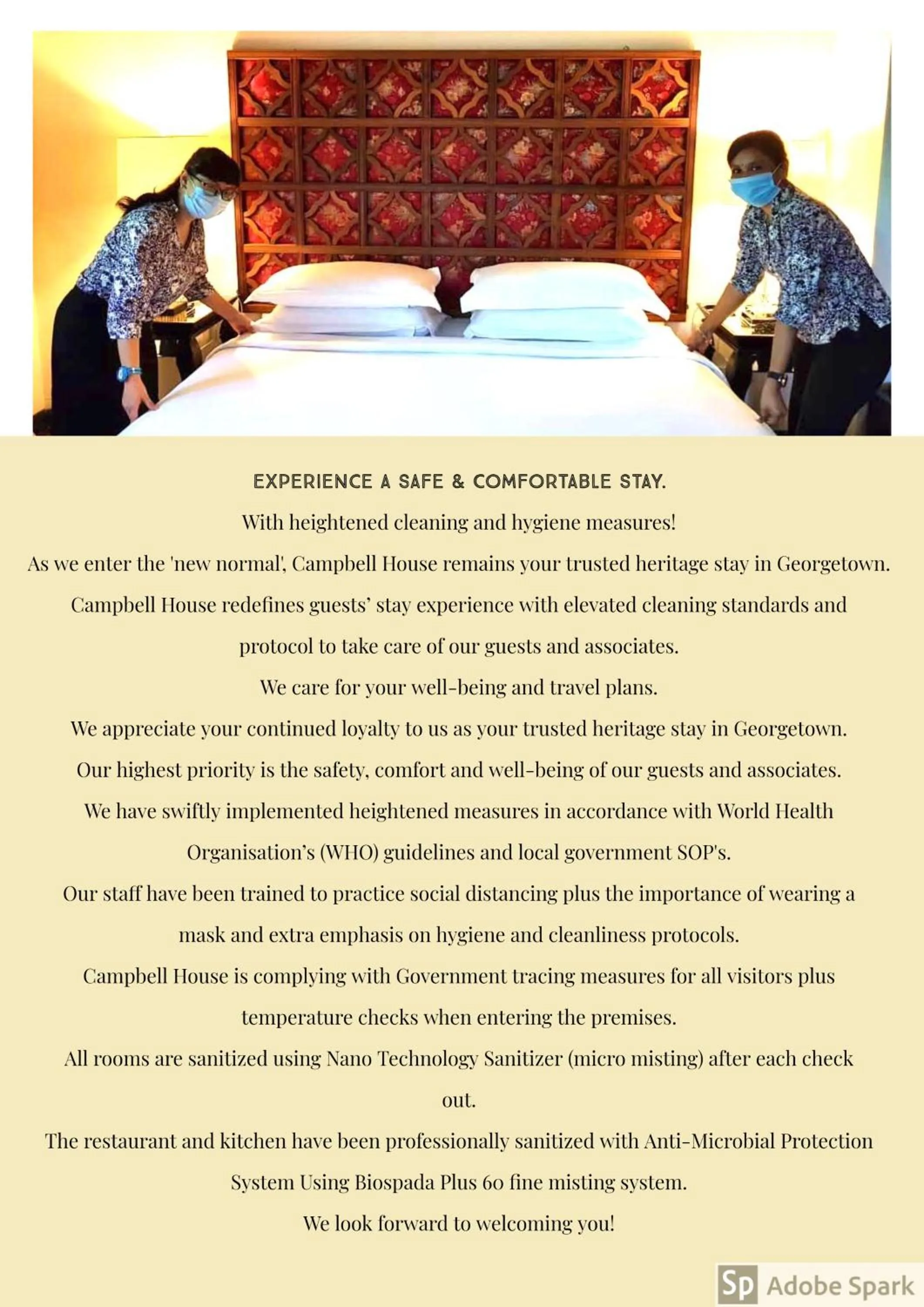 View (from property/room) in Campbell House