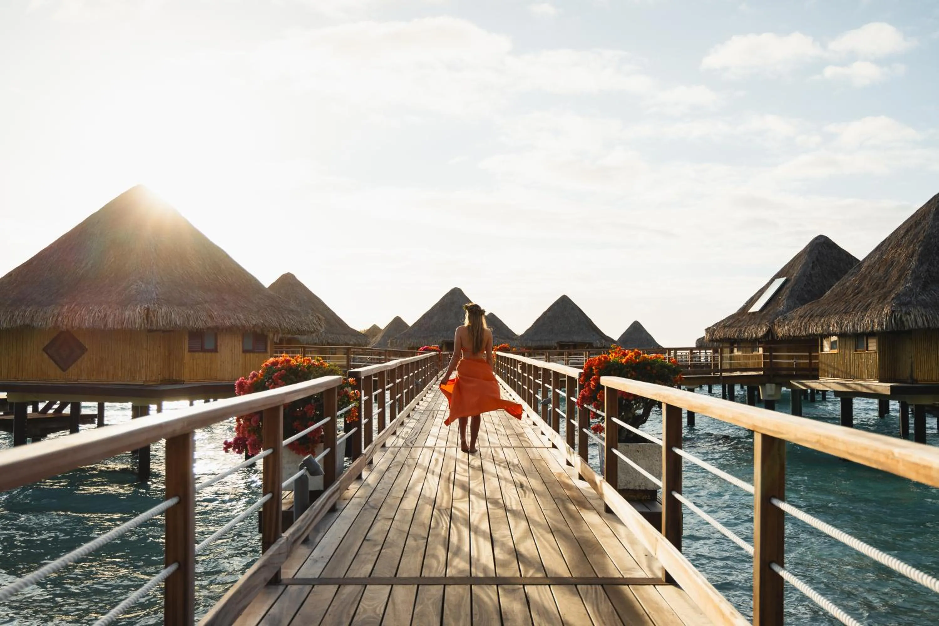 Property building in InterContinental Bora Bora Le Moana Resort by IHG