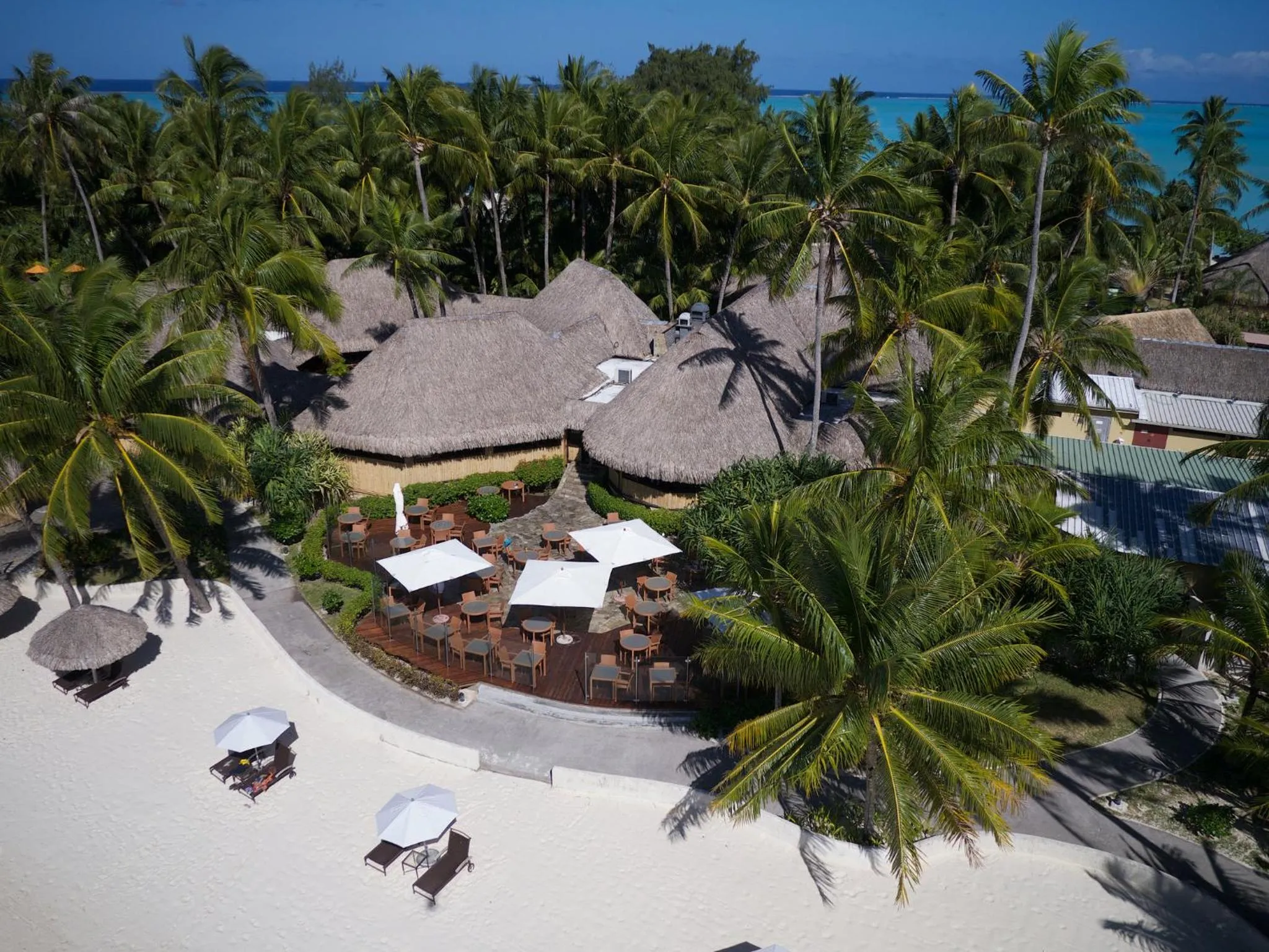 Property building in InterContinental Bora Bora Le Moana Resort by IHG