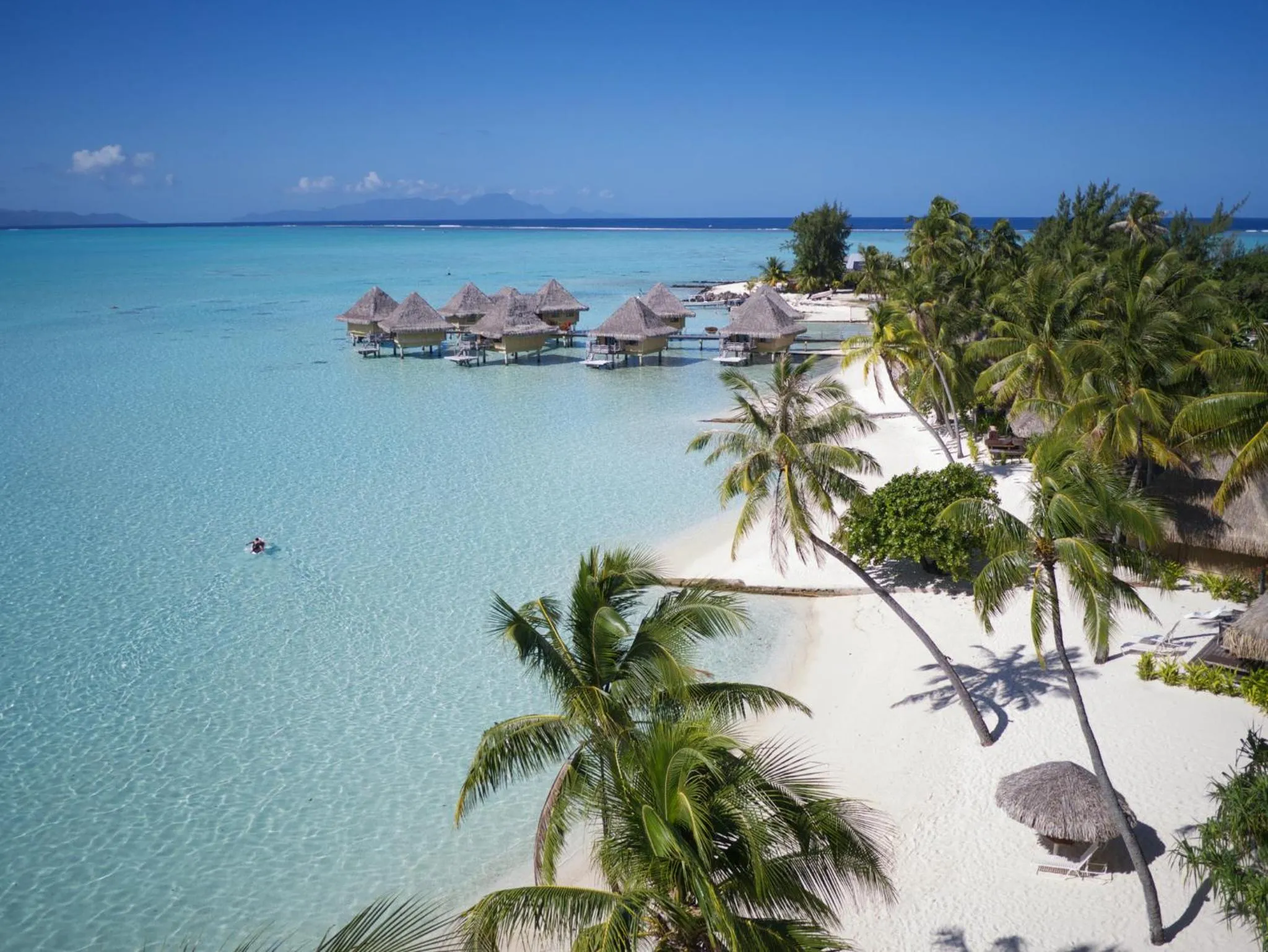 Property building in InterContinental Bora Bora Le Moana Resort by IHG