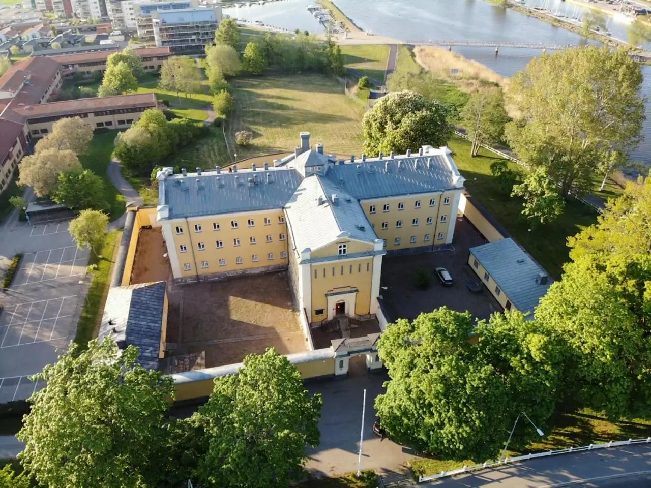 Bird's eye view in Waterside Mariestad