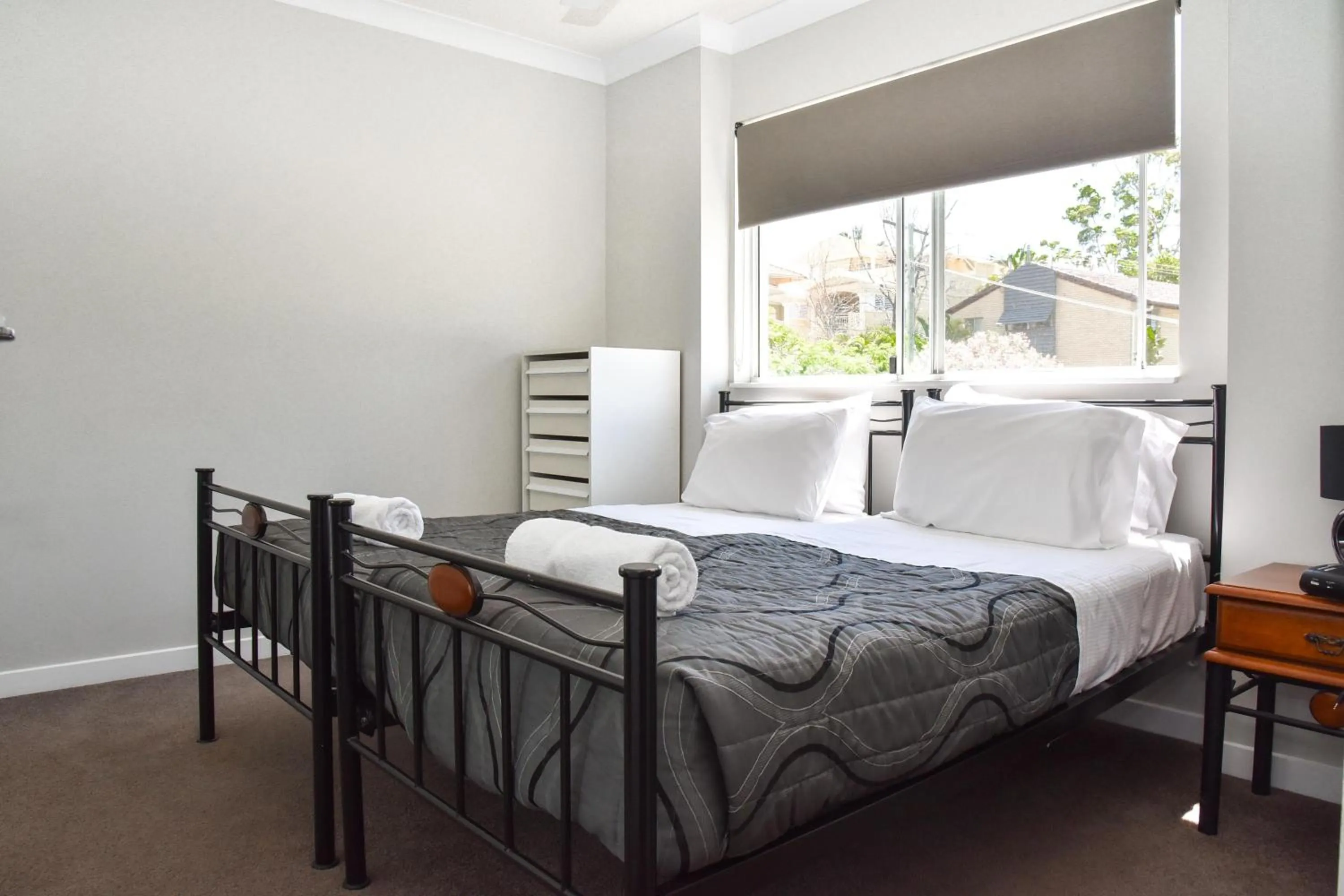 Bed in Founda Gardens Apartments