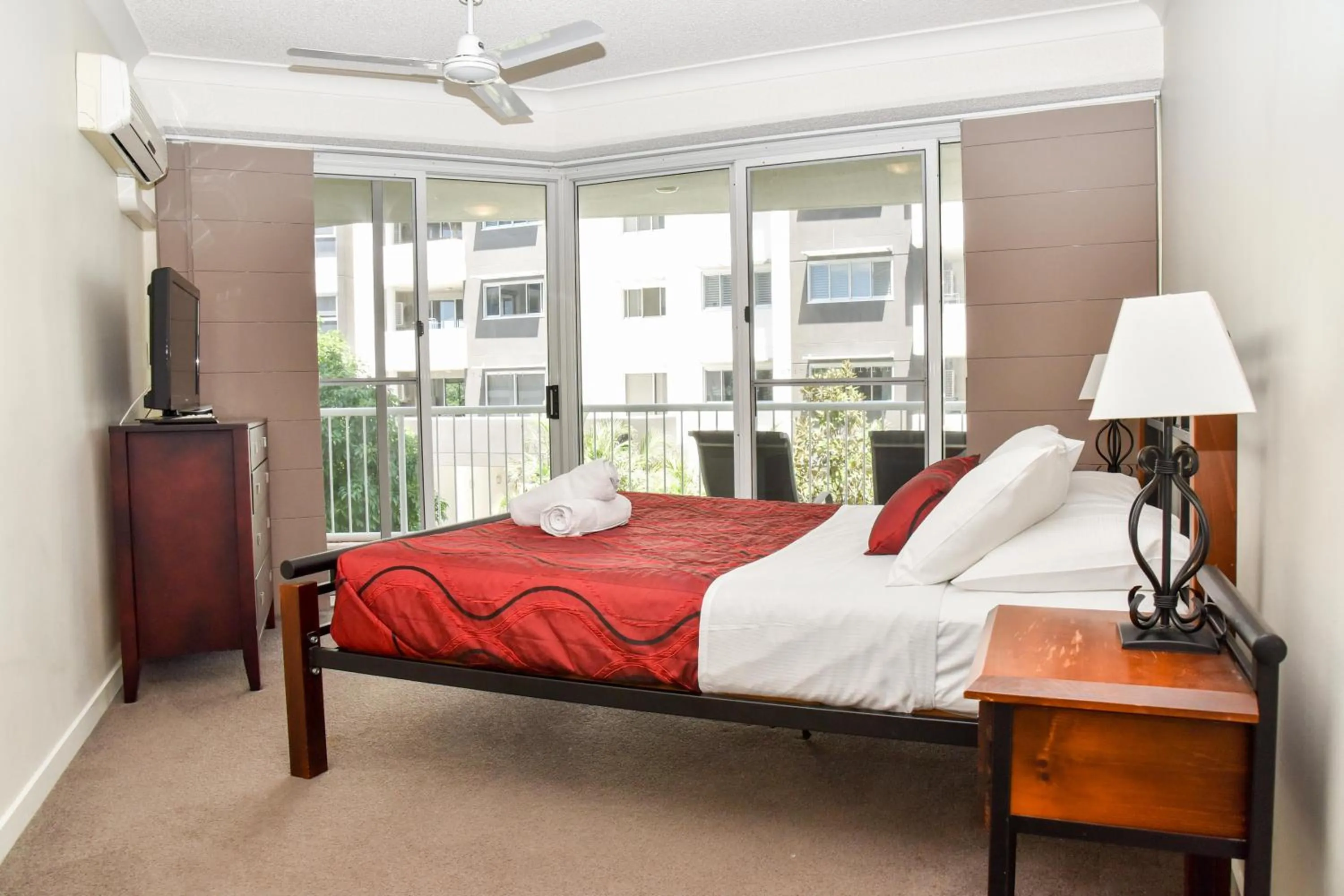 Bed in Founda Gardens Apartments