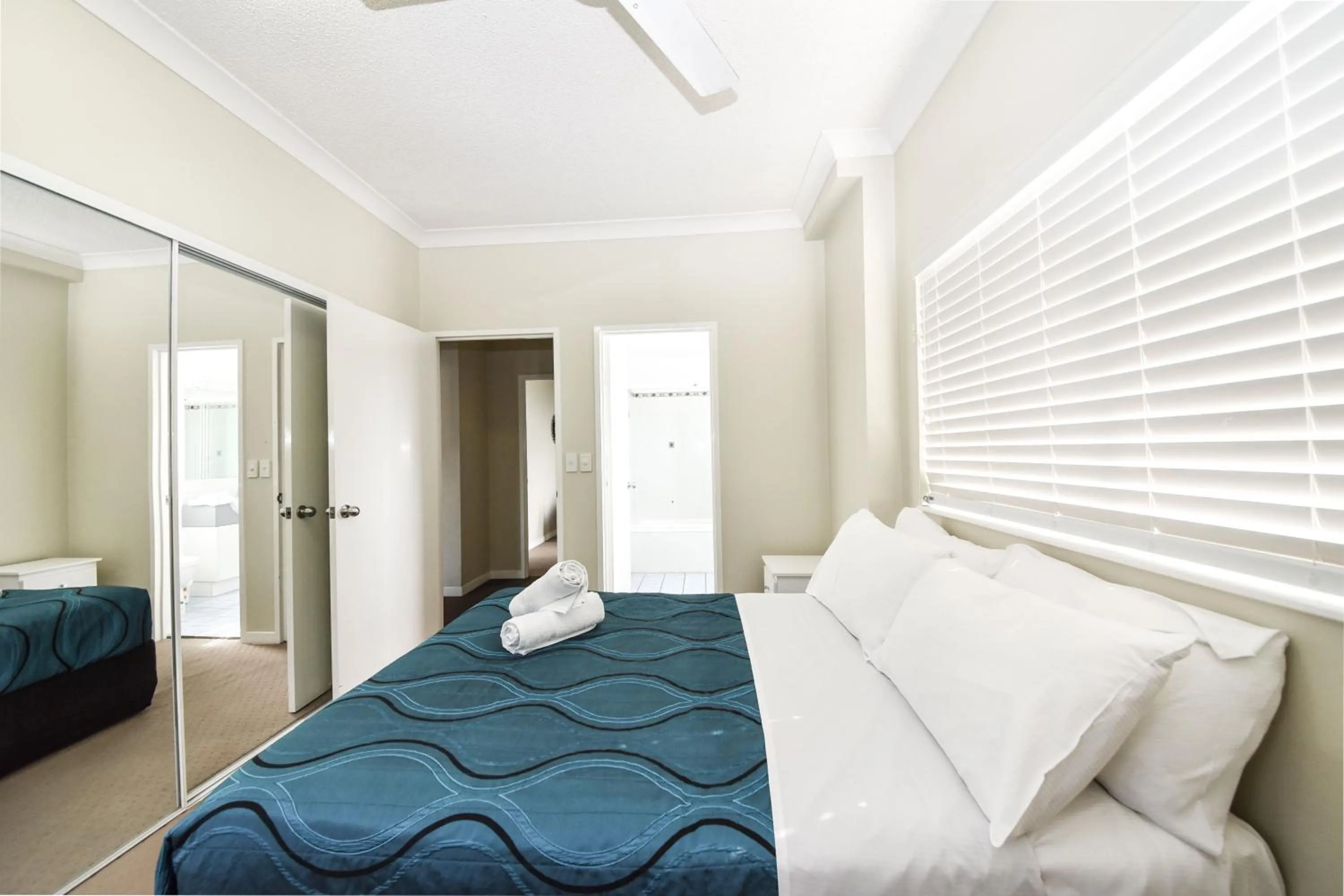 Bedroom, Bed in Founda Gardens Apartments