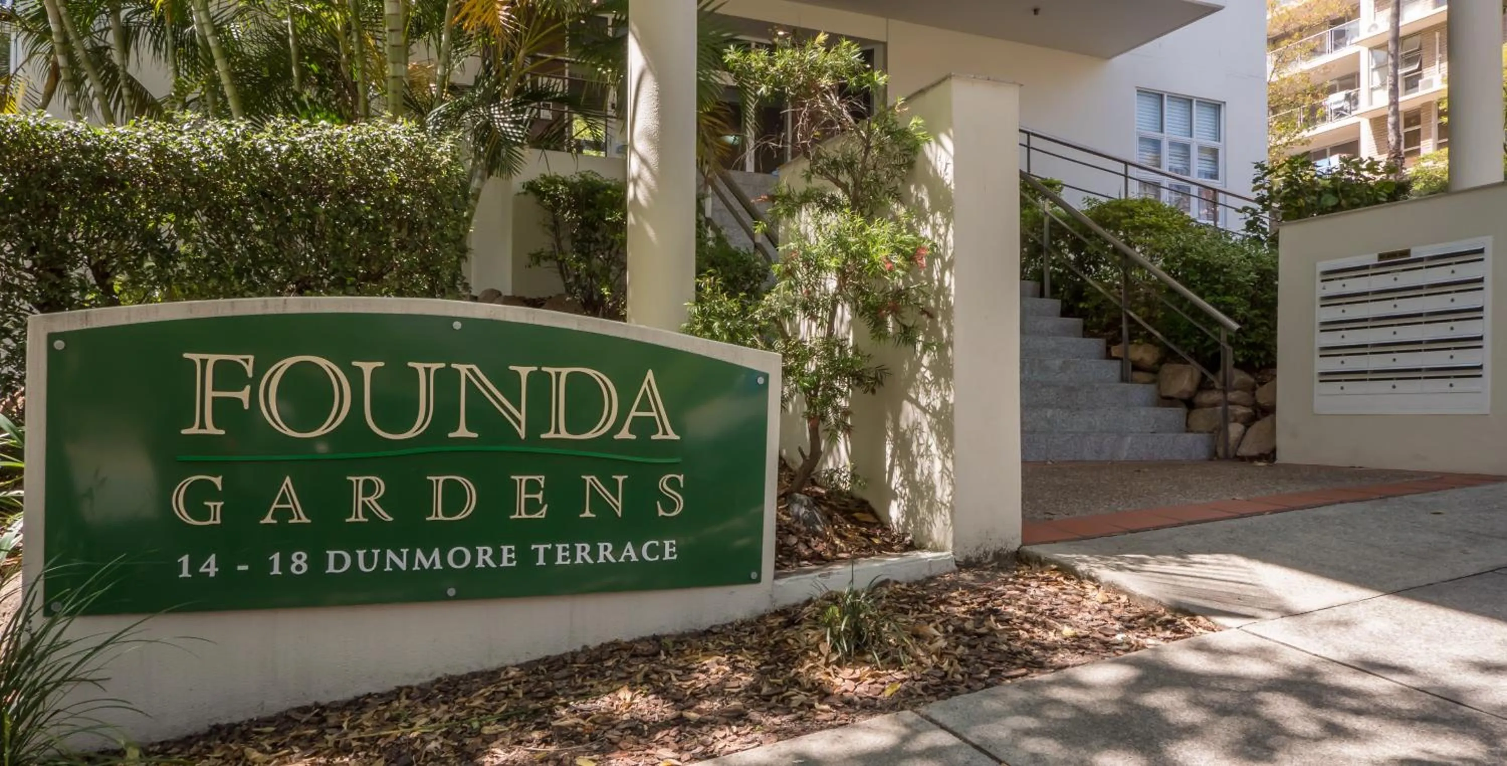 Property building in Founda Gardens Apartments