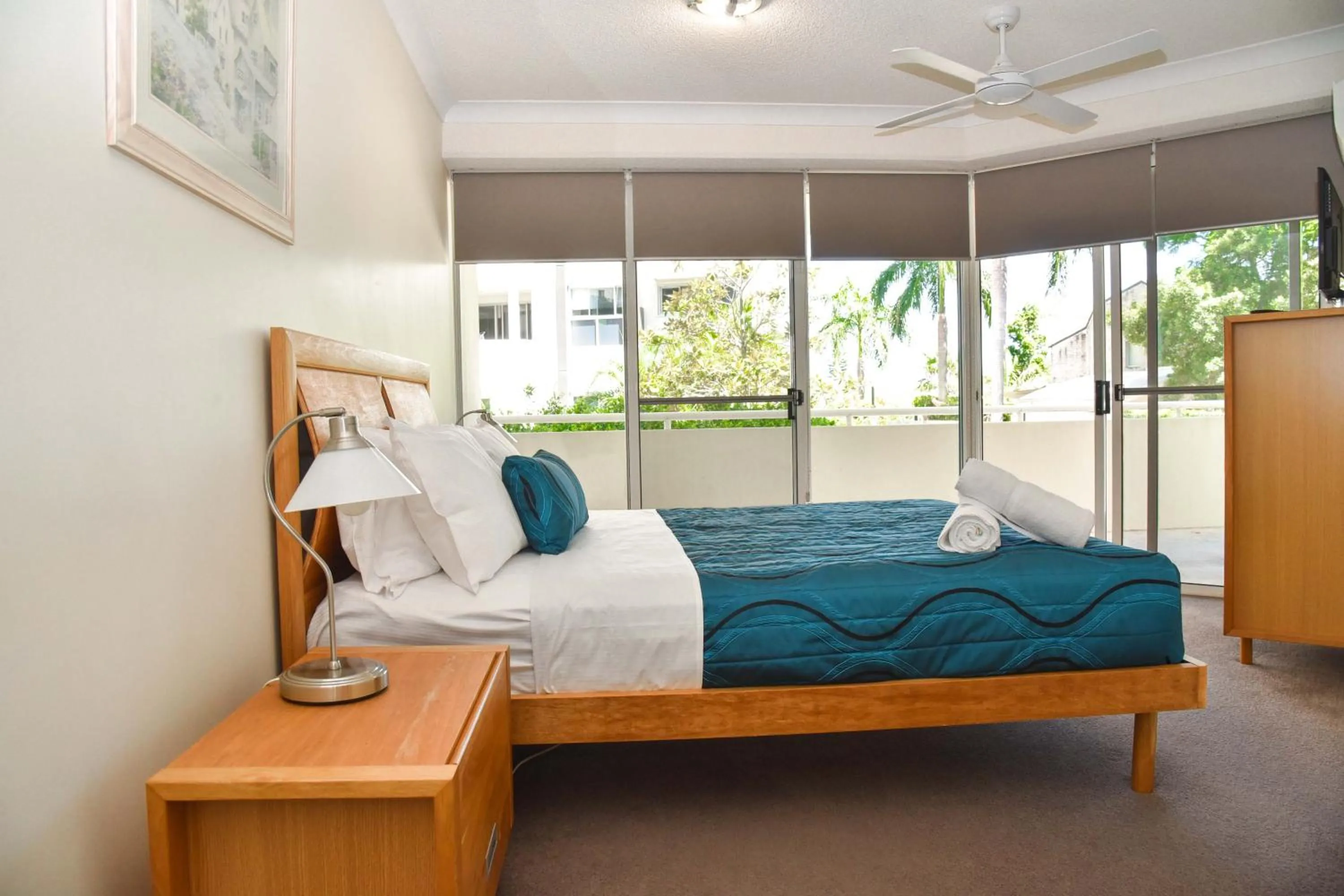 Bed in Founda Gardens Apartments