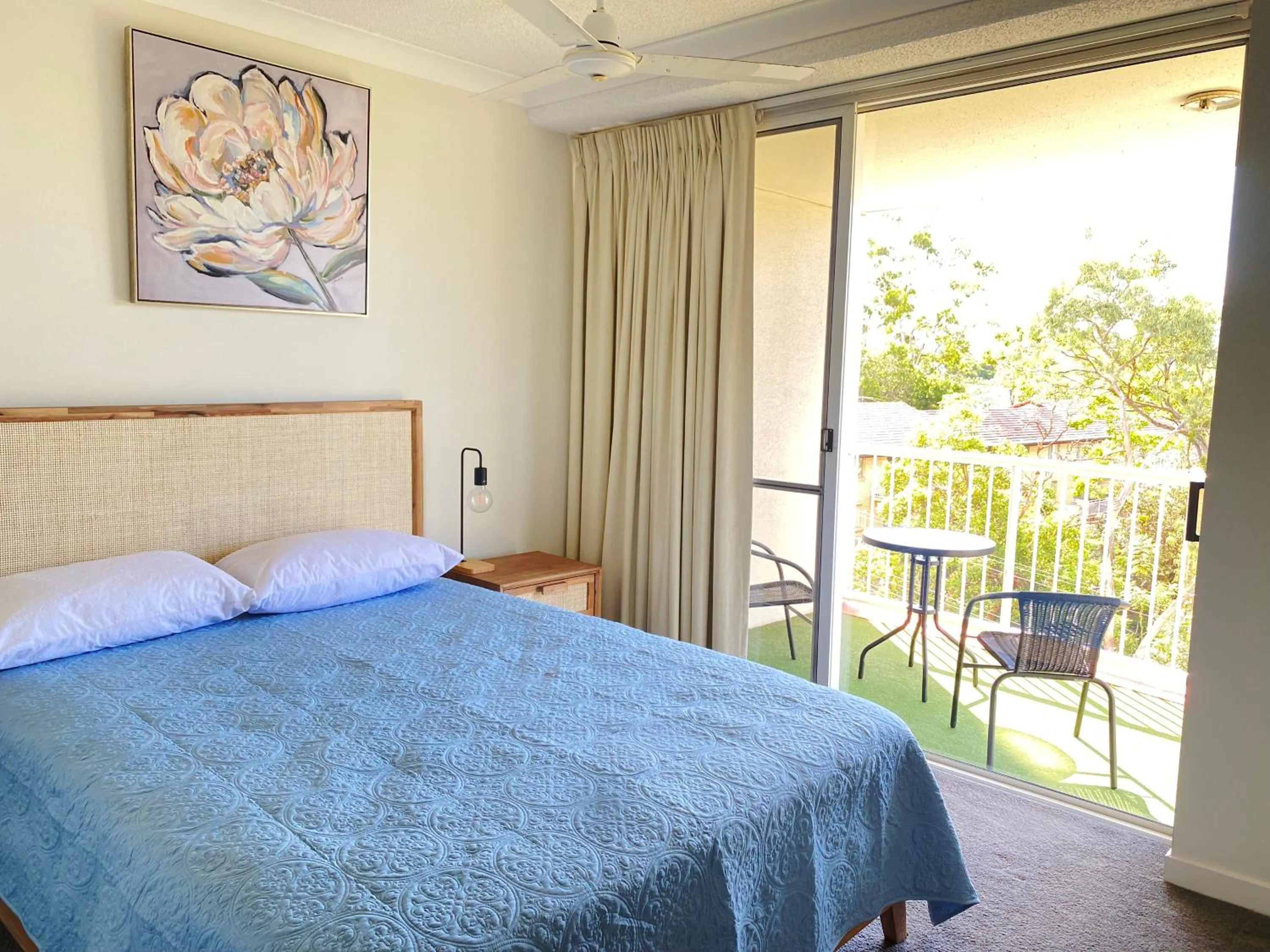 Bed in Founda Gardens Apartments