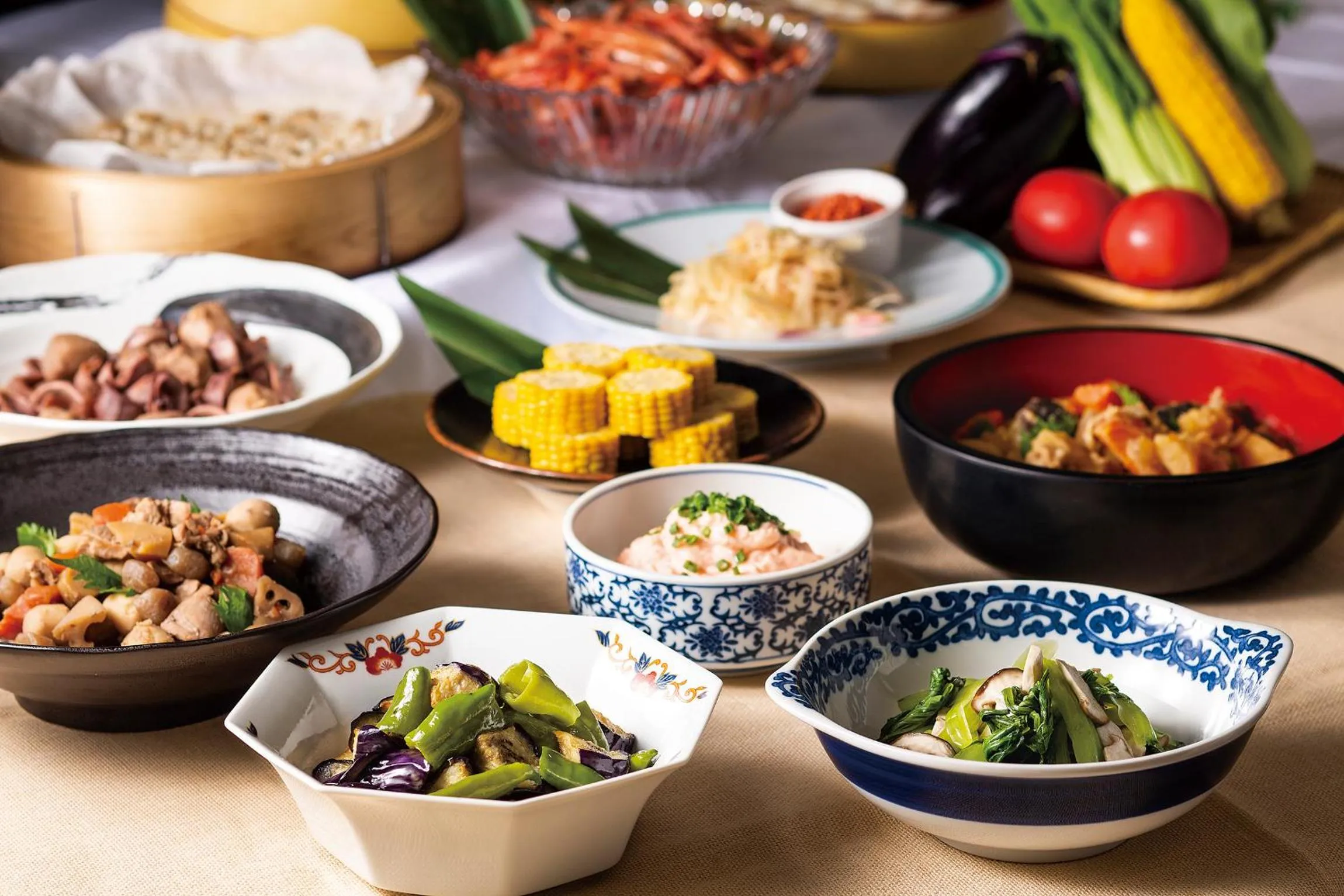 Dinner in Hotel Green Plaza Hamanako