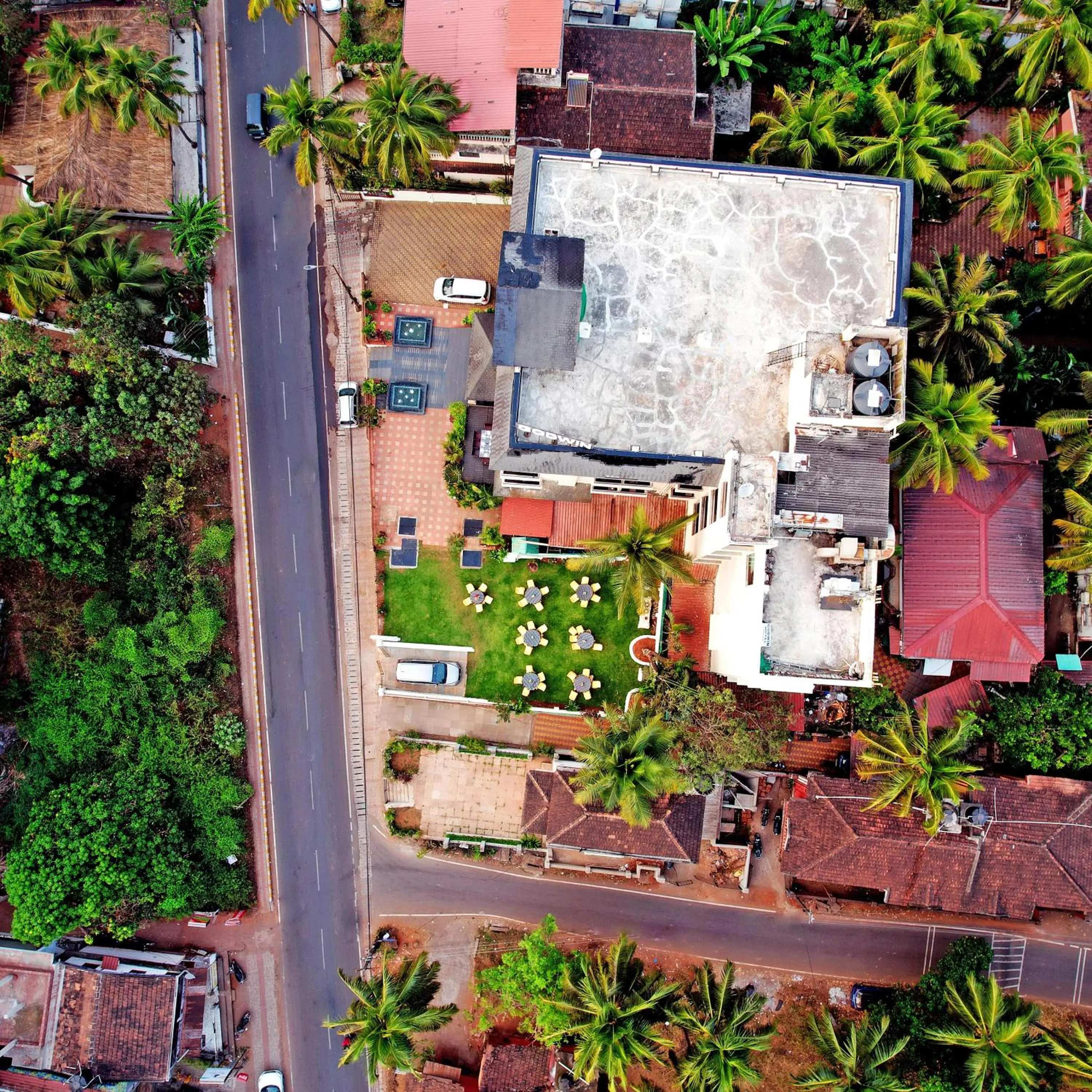 Bird's eye view in Godwin Candolim,Goa