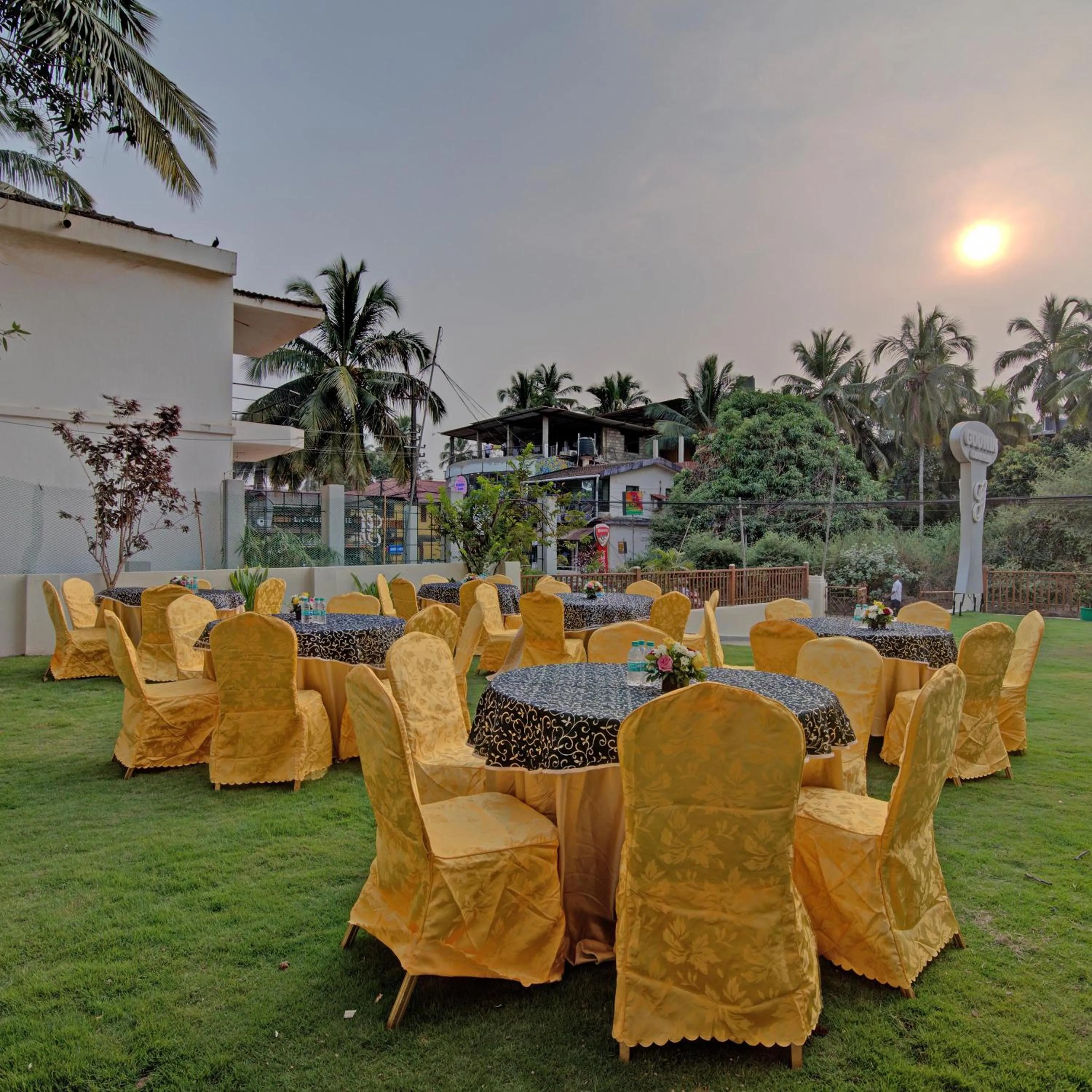 Seating area in Godwin Candolim,Goa