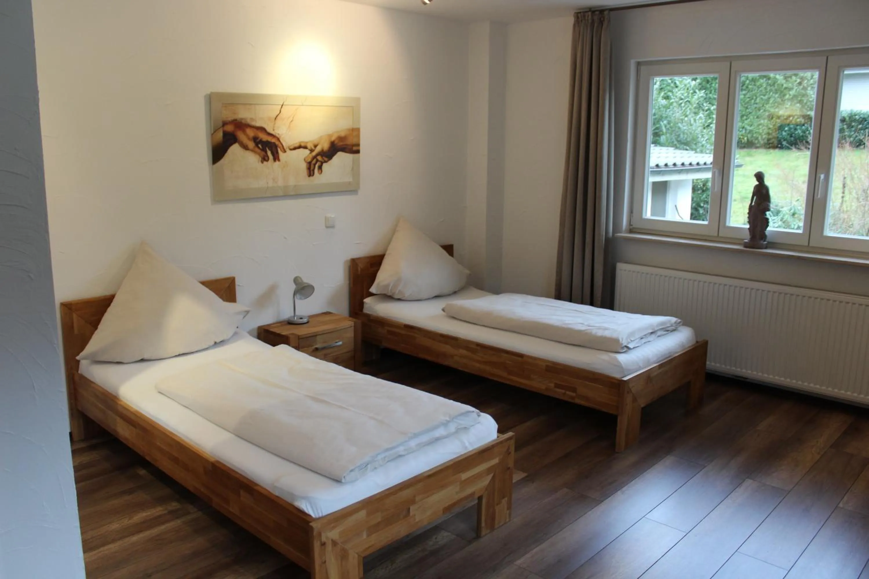 Bed in Hotel Ovelgönner Hof