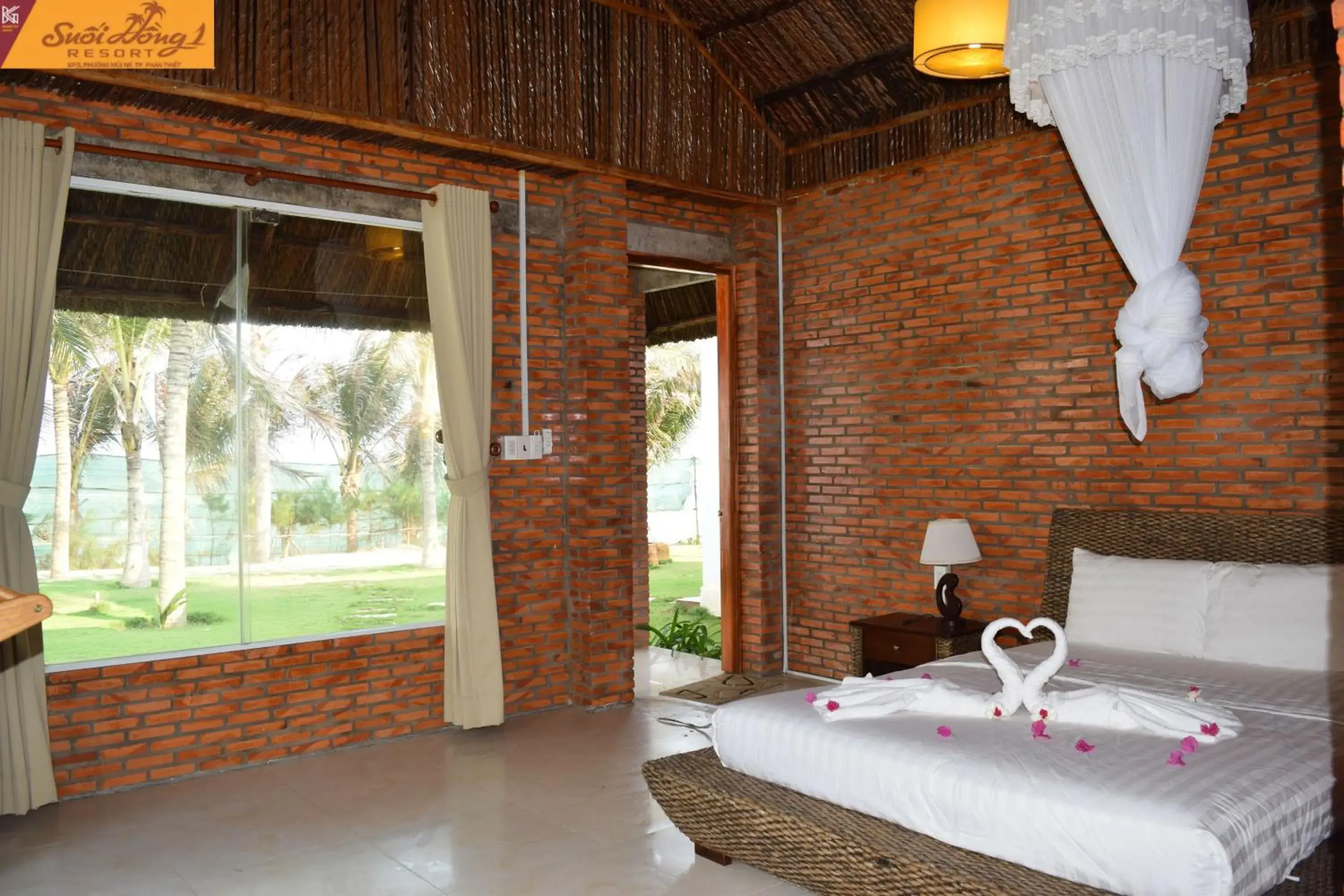 View (from property/room), Bed in Suoi Hong Resort View (from property/room), Bed in Suoi Hong Resort