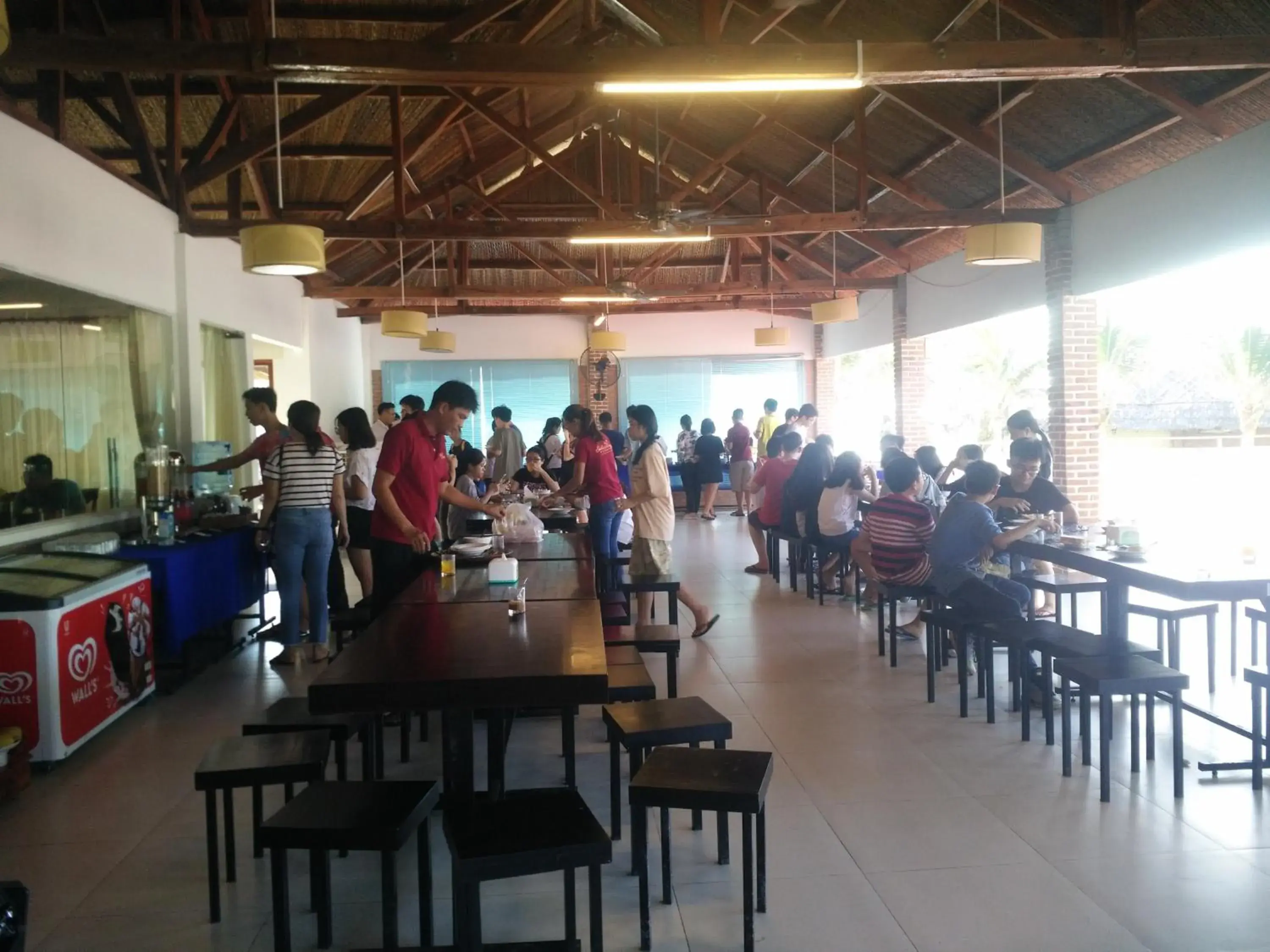 Asian breakfast in Suoi Hong Resort Asian breakfast in Suoi Hong Resort