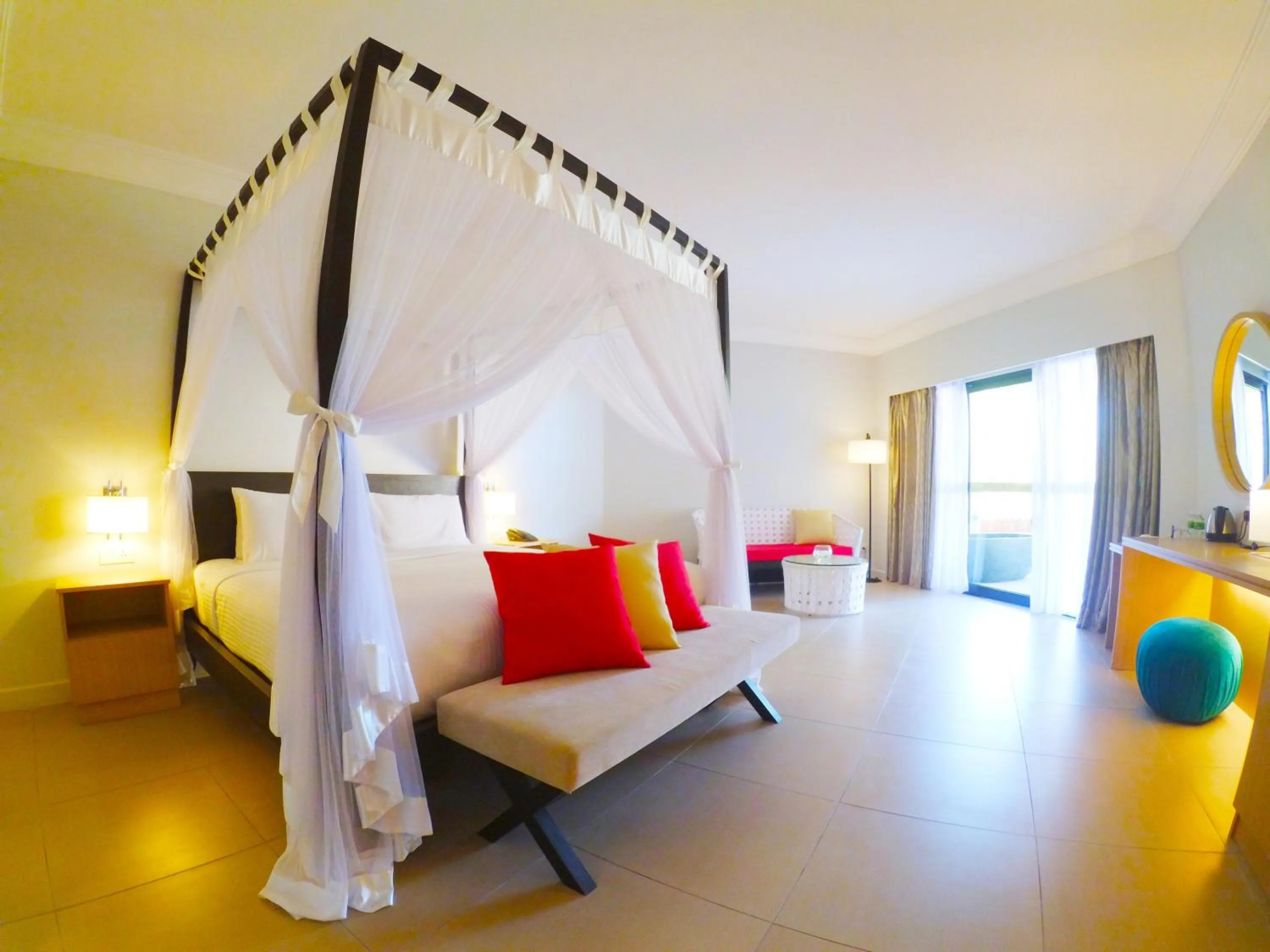 Bed in Sand & Sandals Desaru Beach Resort & Spa