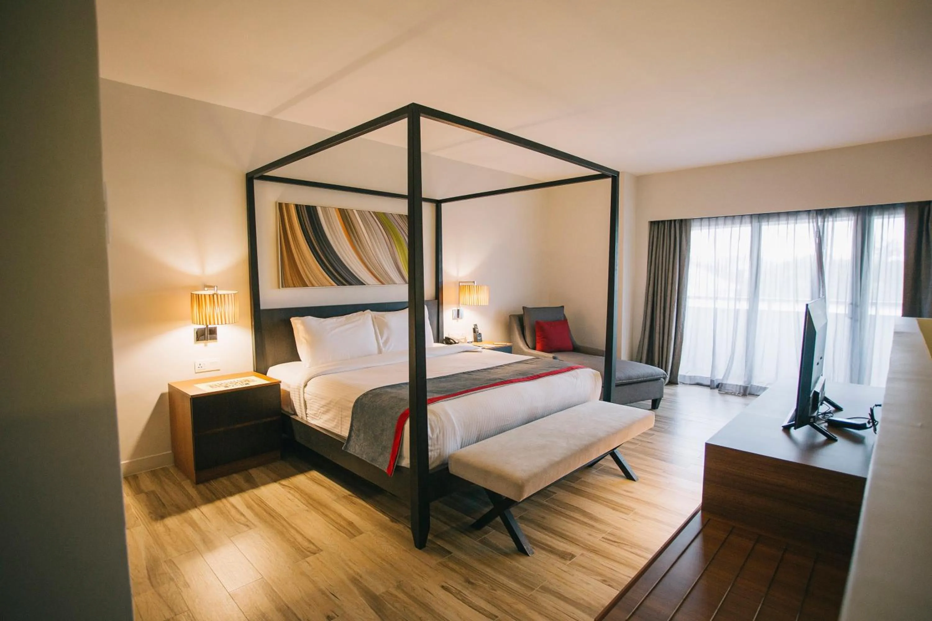 Bed in Sand & Sandals Desaru Beach Resort & Spa