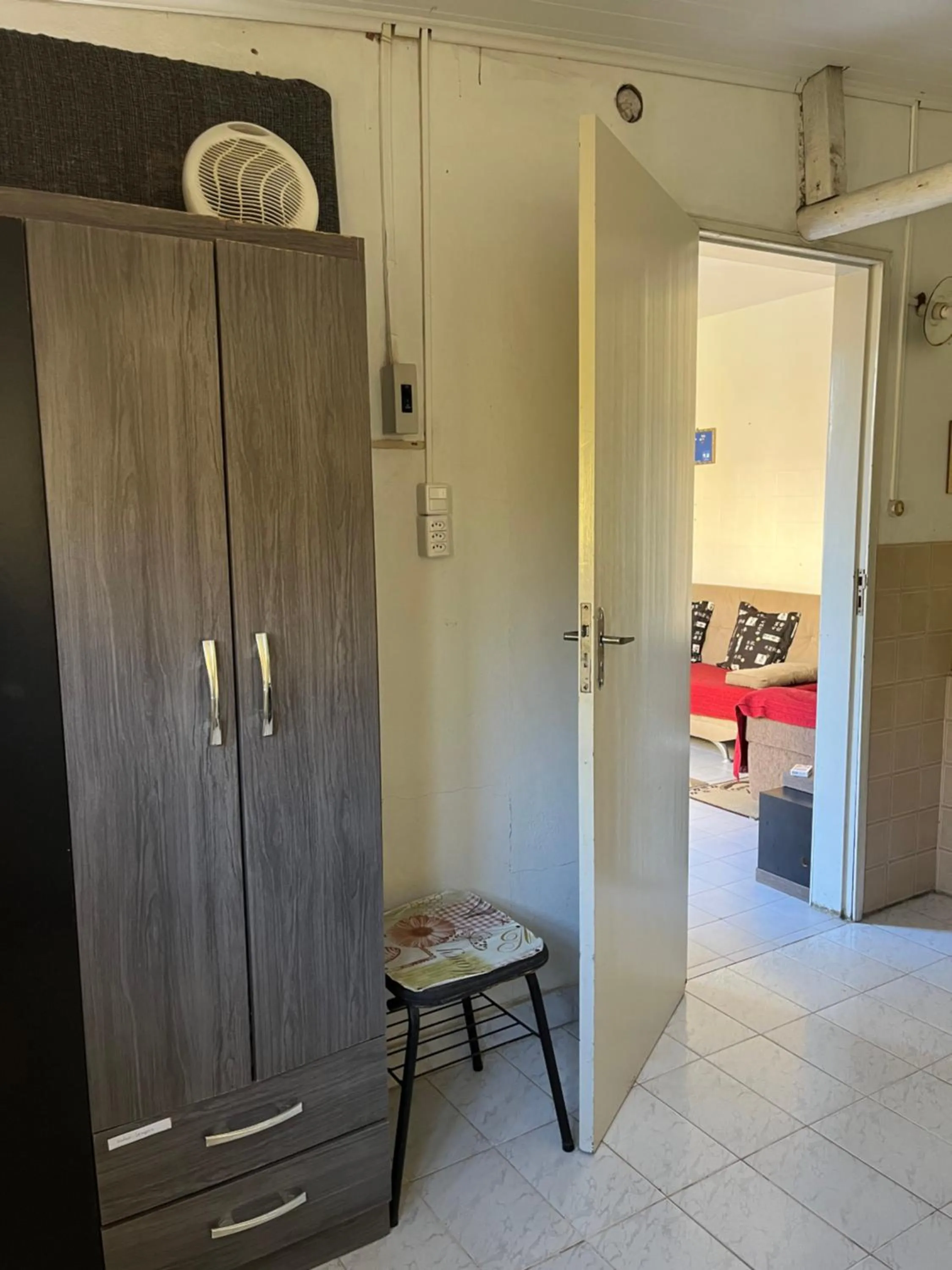 Bed in Apartamento kitchenette