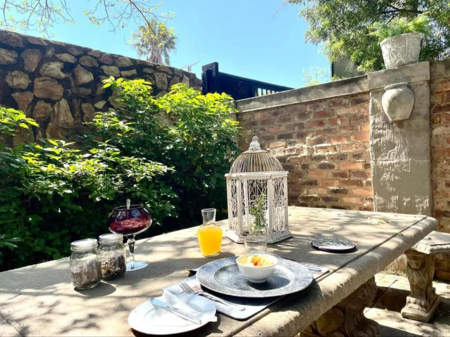 Patio in 59 On True North Guest Rooms