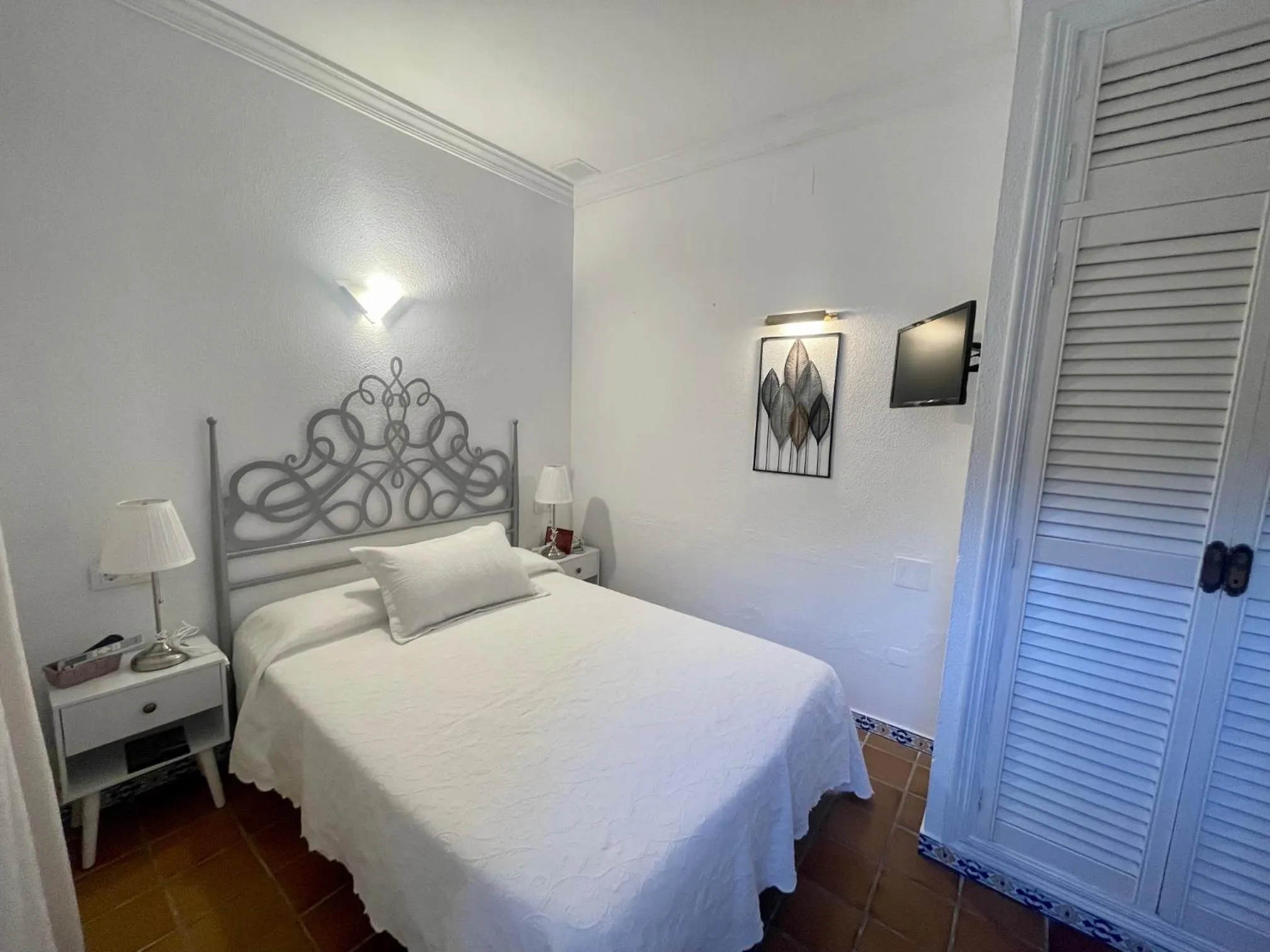 Bed in Hotel La Peña