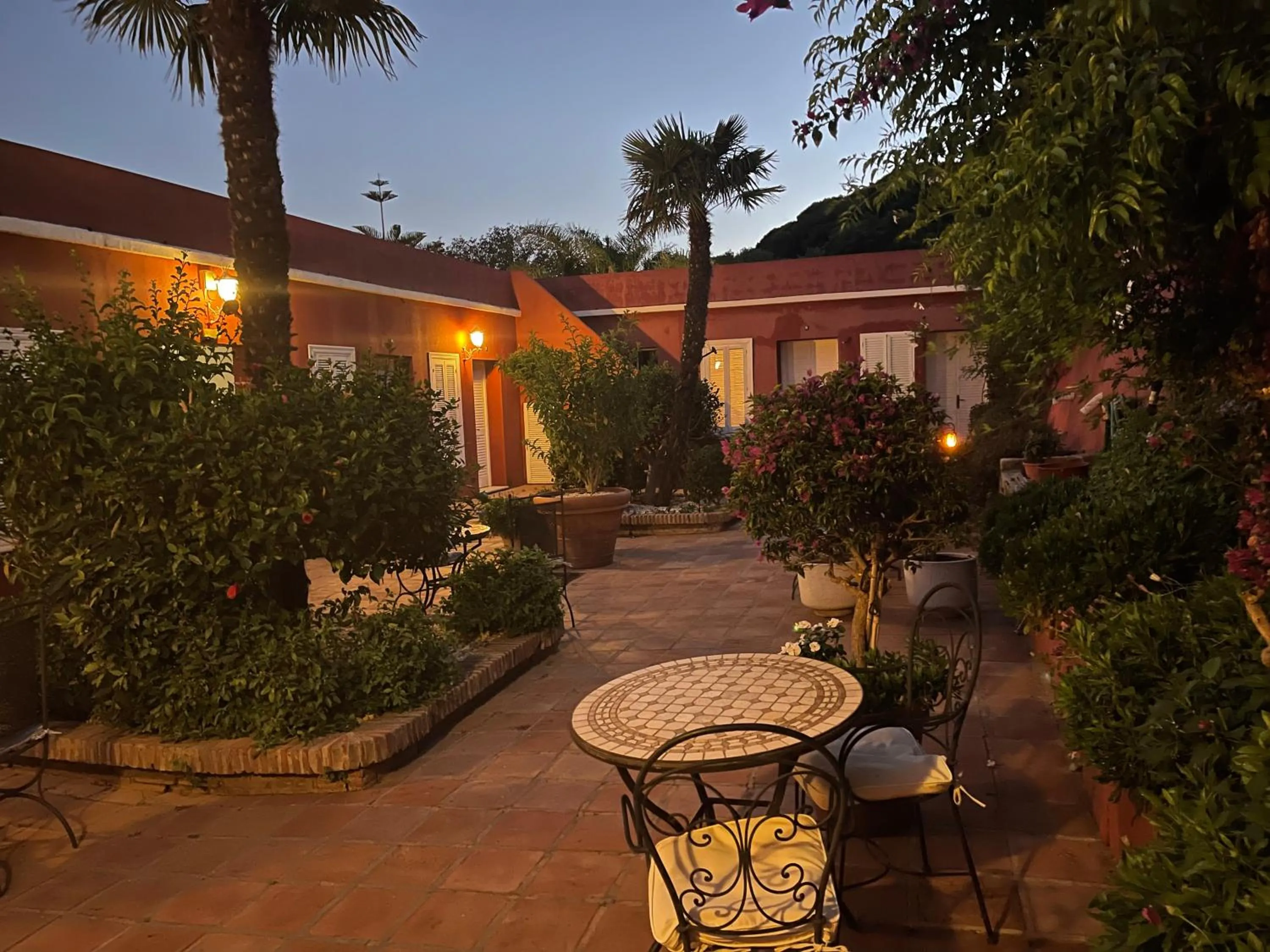 Patio in Hotel La Peña