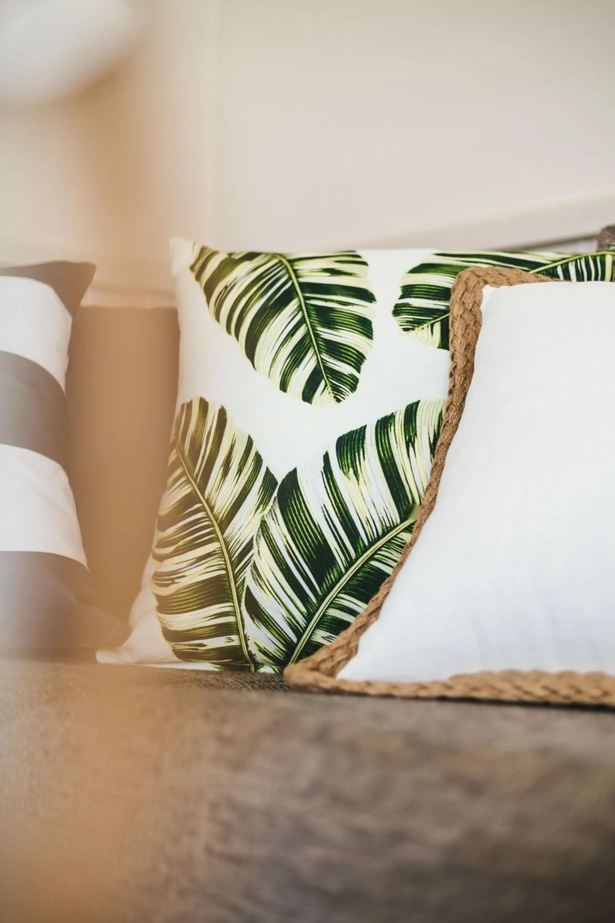 Decorative detail, Bed in Clyde View Holiday Park