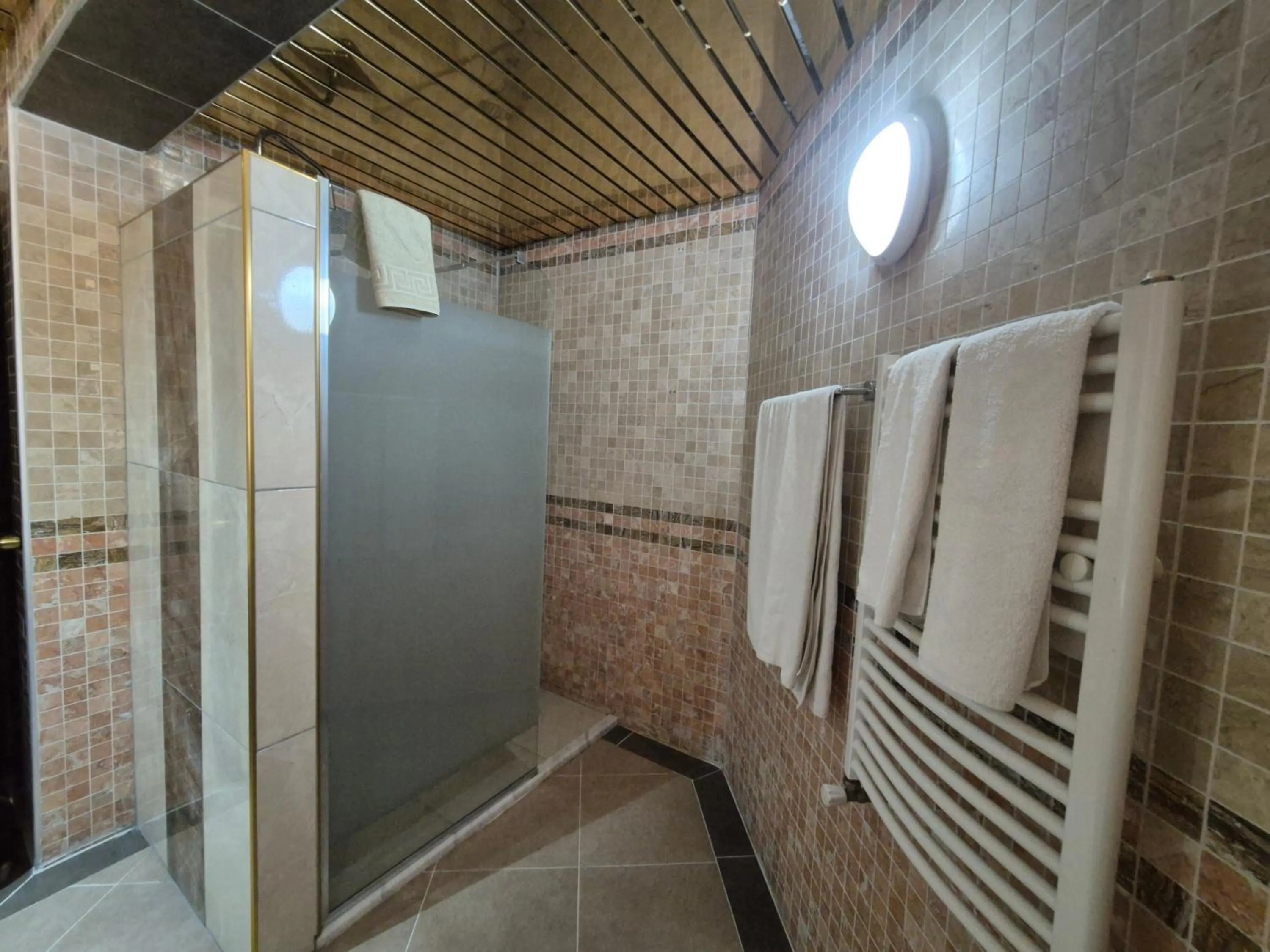 Shower in Dinara Apart Hotel