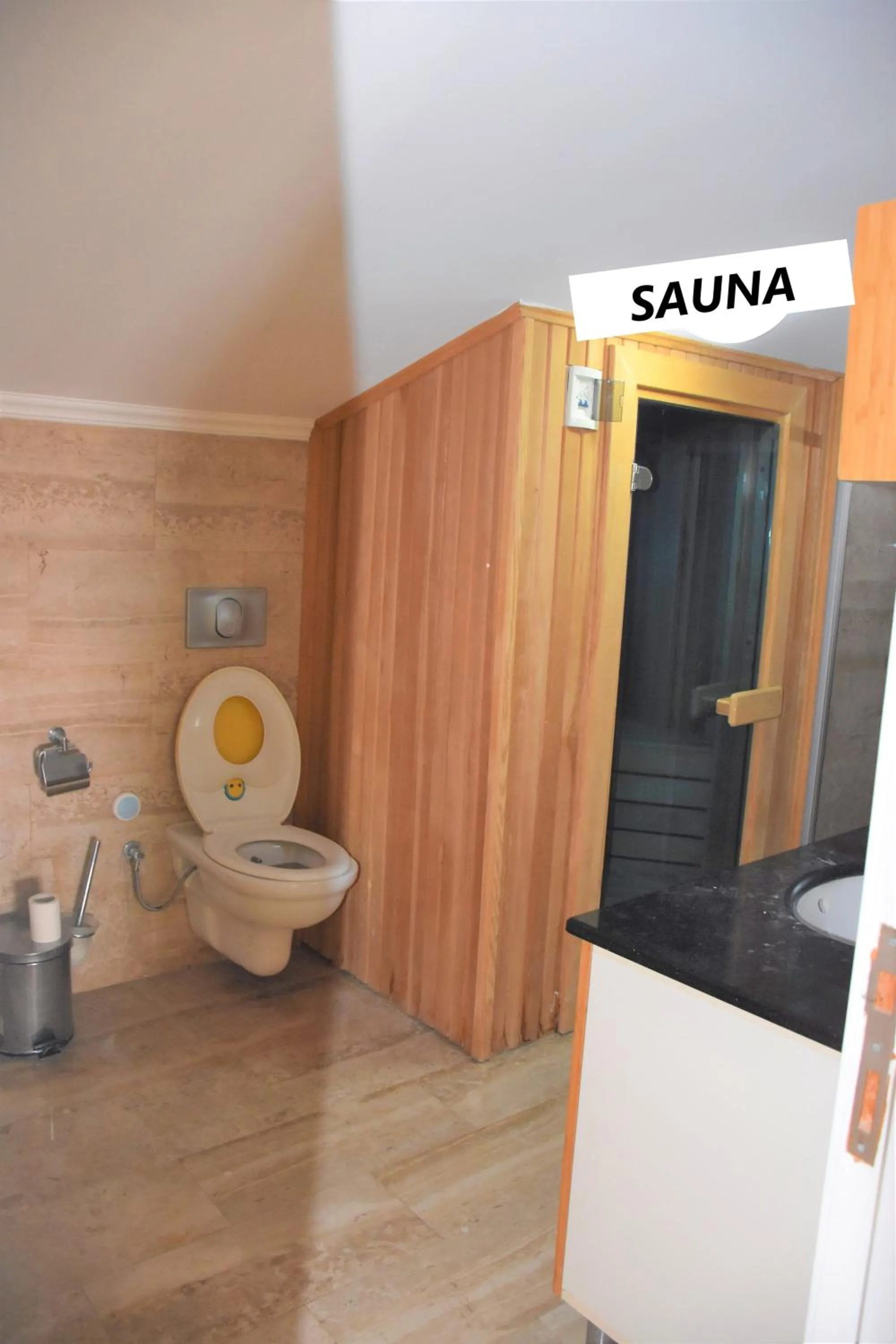 Sauna in Dinara Apart Hotel