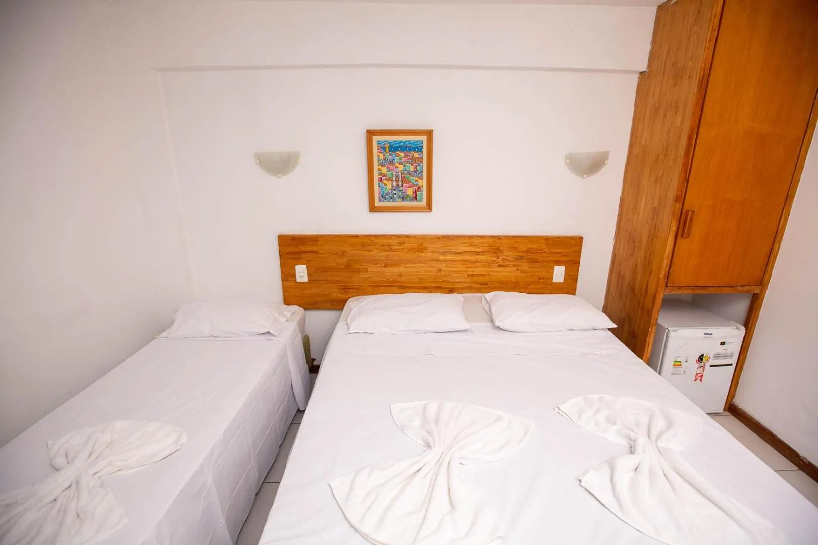 Bed in Rede Andrade Mar Hotel - Rio Vermelho