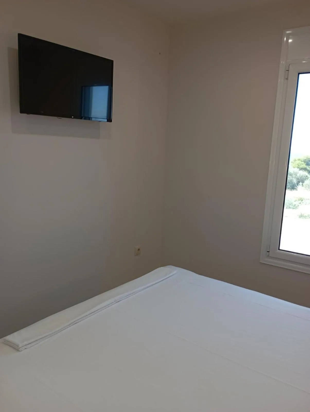 Bed in Agriomata Vergas Apartments