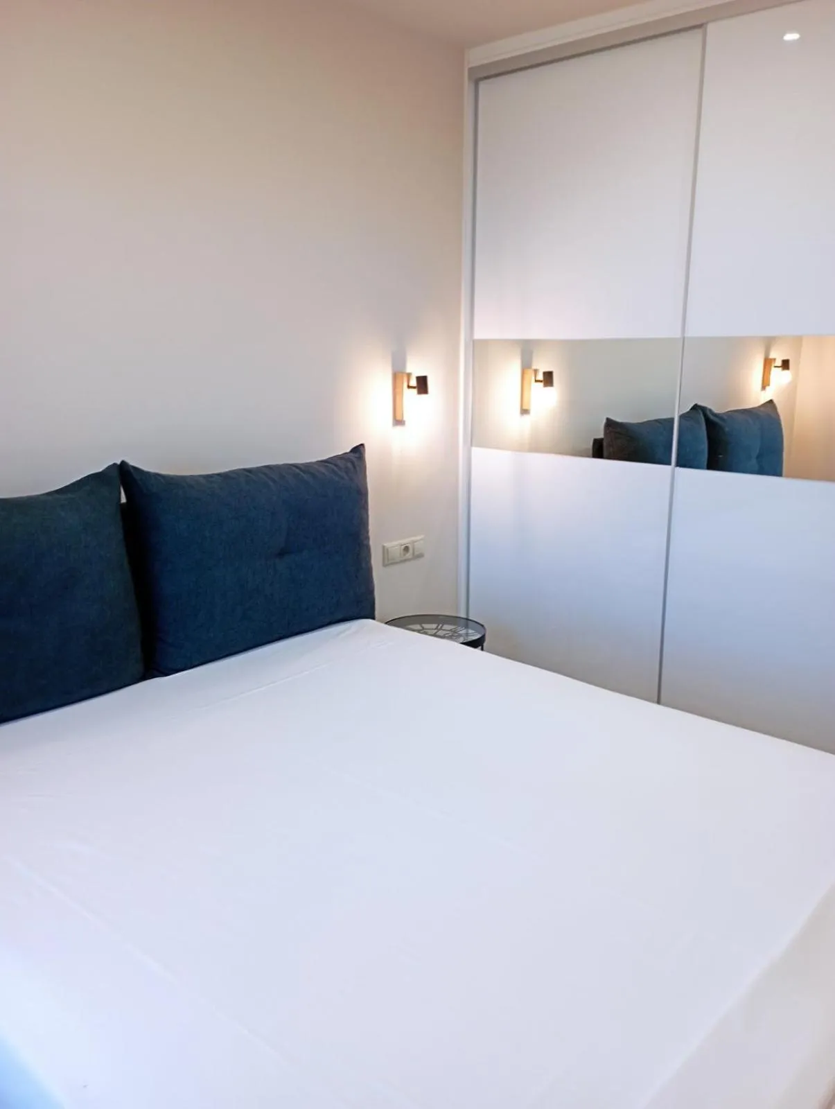 Bed in Agriomata Vergas Apartments