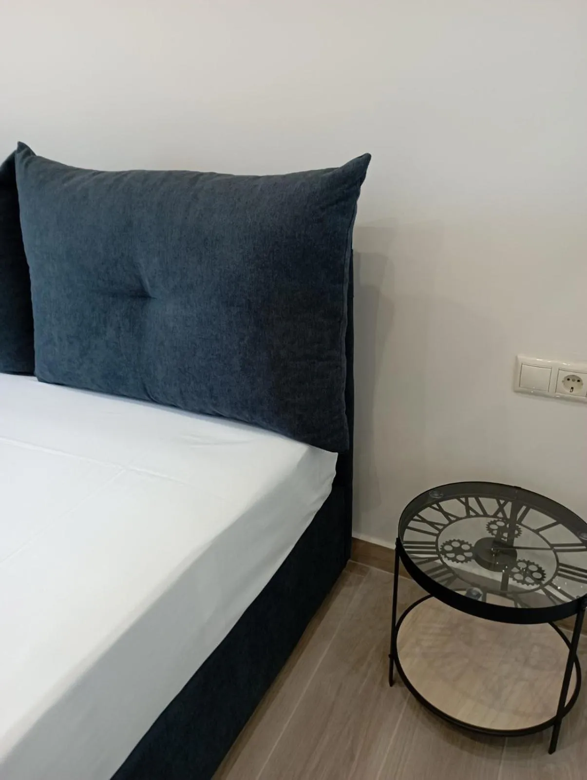 Bed in Agriomata Vergas Apartments