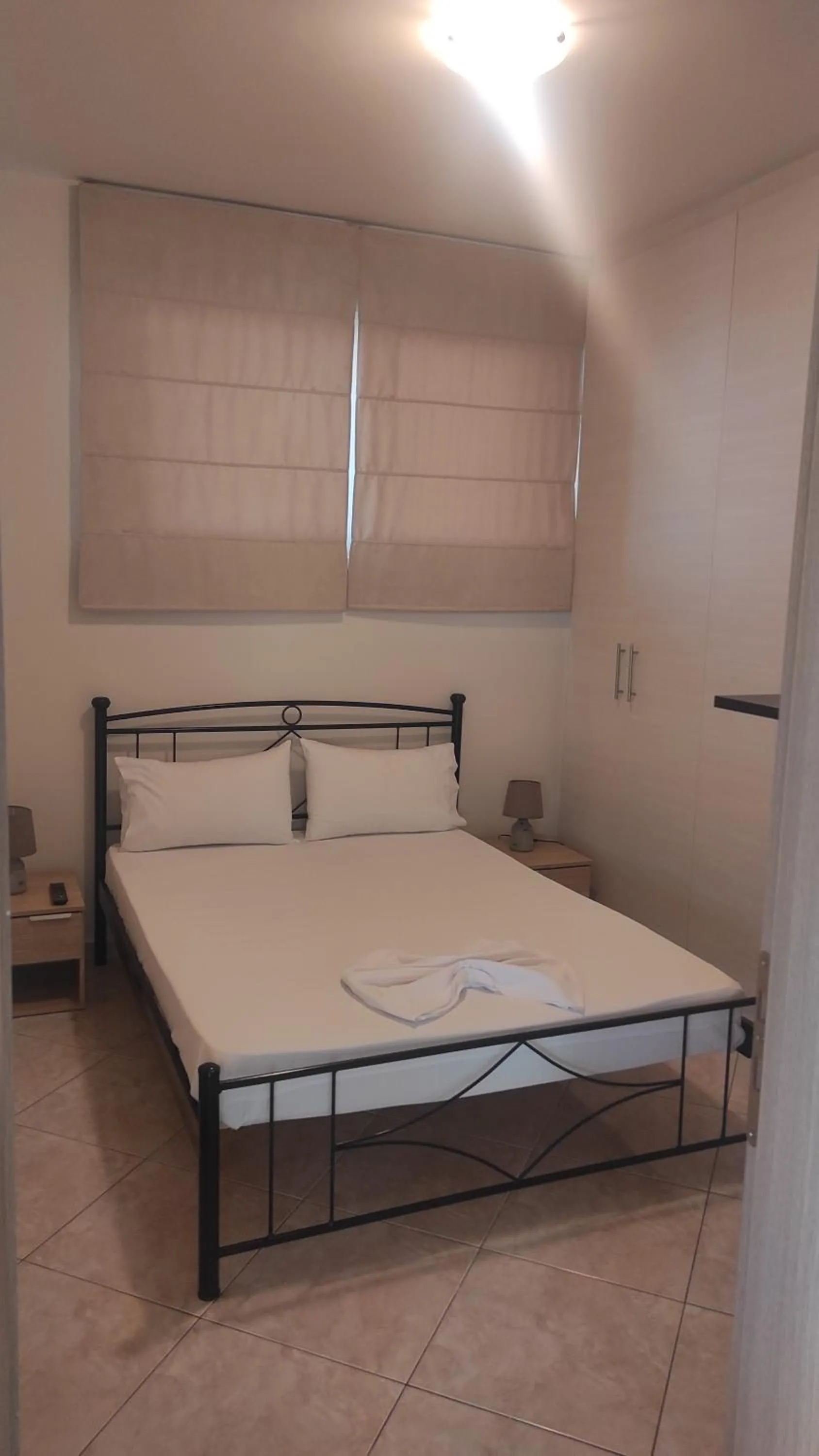 Bed in Agriomata Vergas Apartments