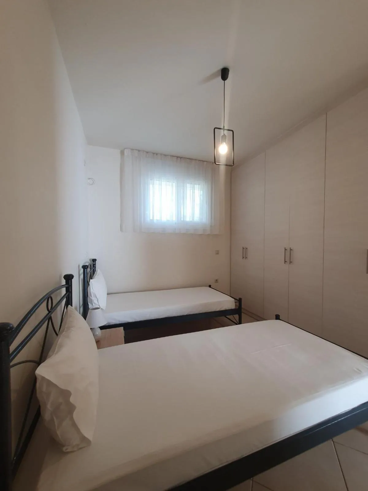 Bed in Agriomata Vergas Apartments