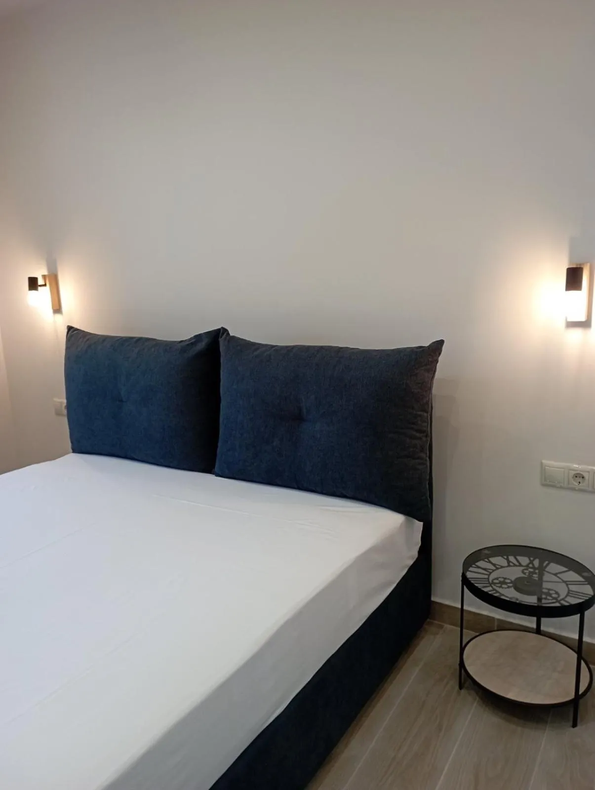 Bed in Agriomata Vergas Apartments